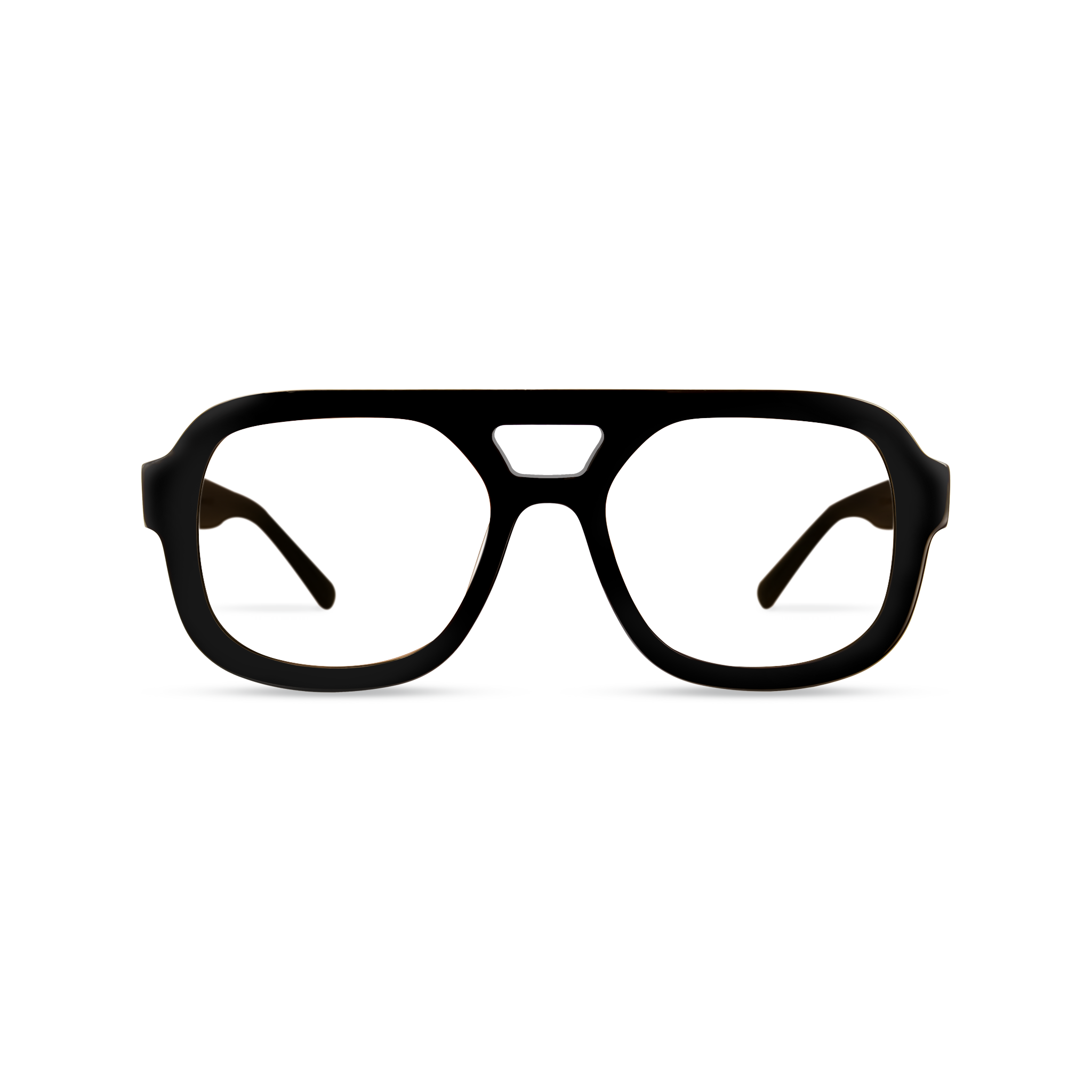 Dima Flare Black Frame Glasses 1