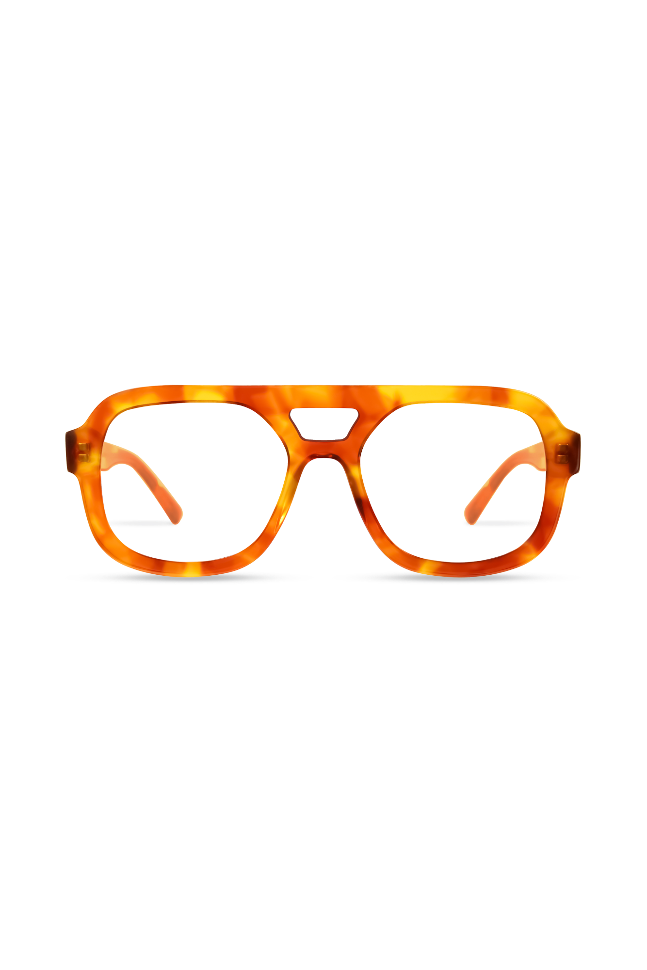 Dima Flare Havana Frame Glasses 1