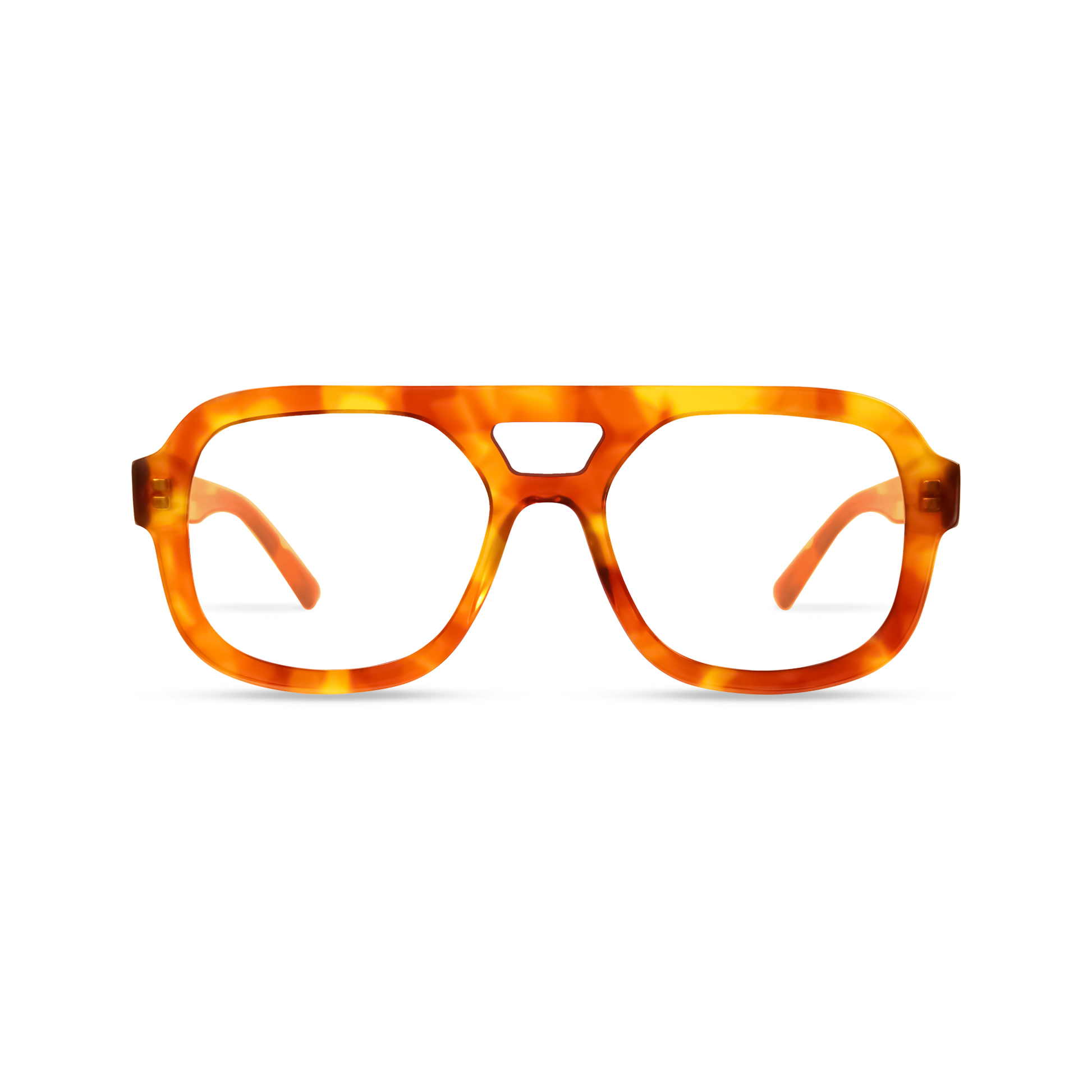 Dima Flare Havana Frame Glasses 1