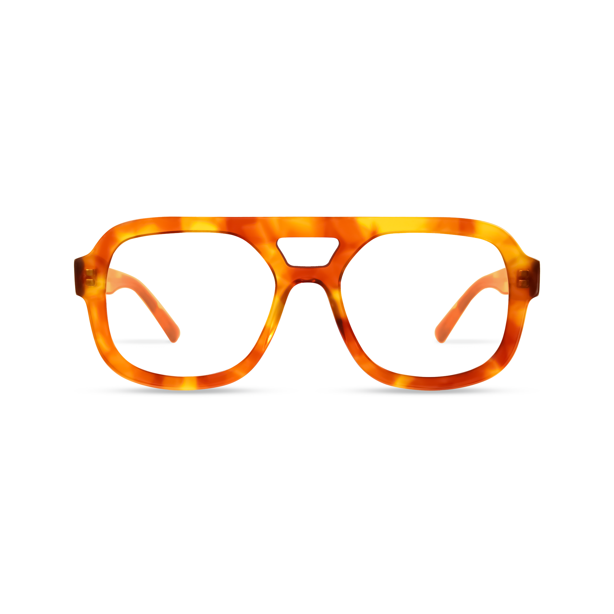 Dima Flare Havana Frame Glasses 1