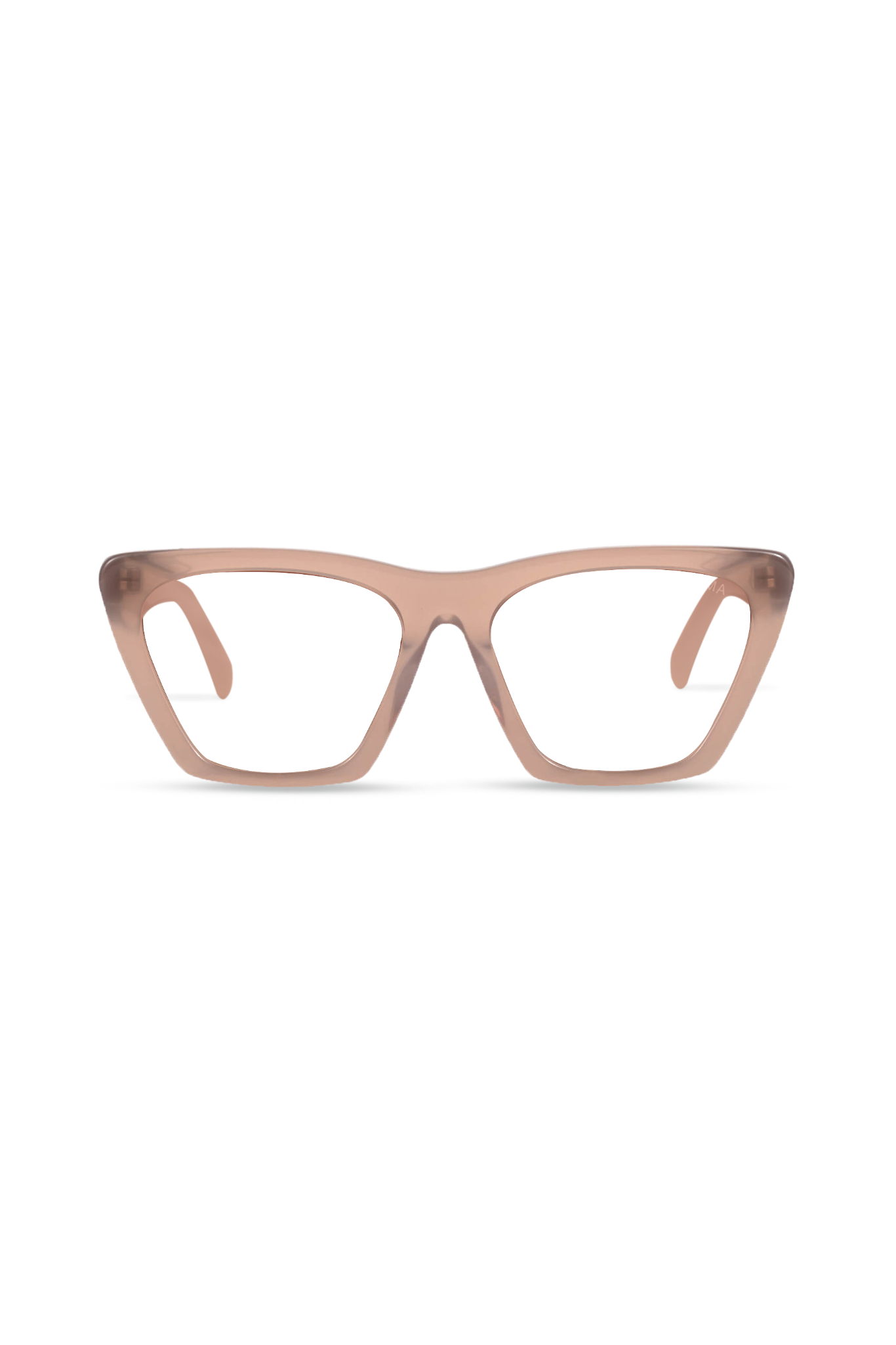 Gleam Milky Brown Frame Glasses-image