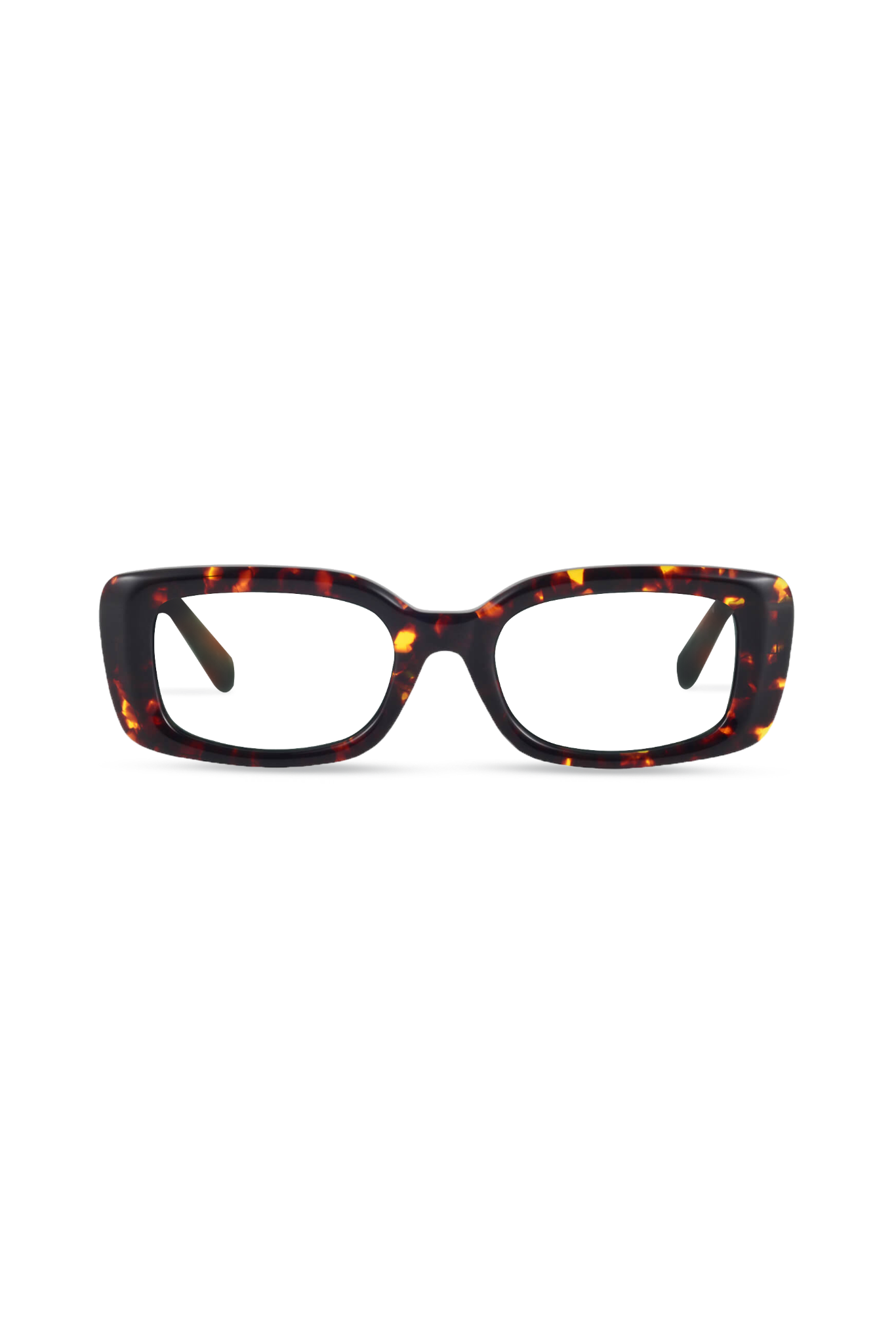 Jade Dark Tortoise Frame Glasses-image
