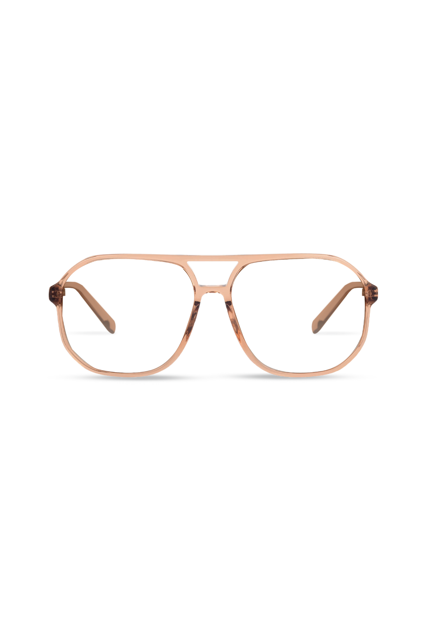 Kiki Crystal Peach Frame Glasses