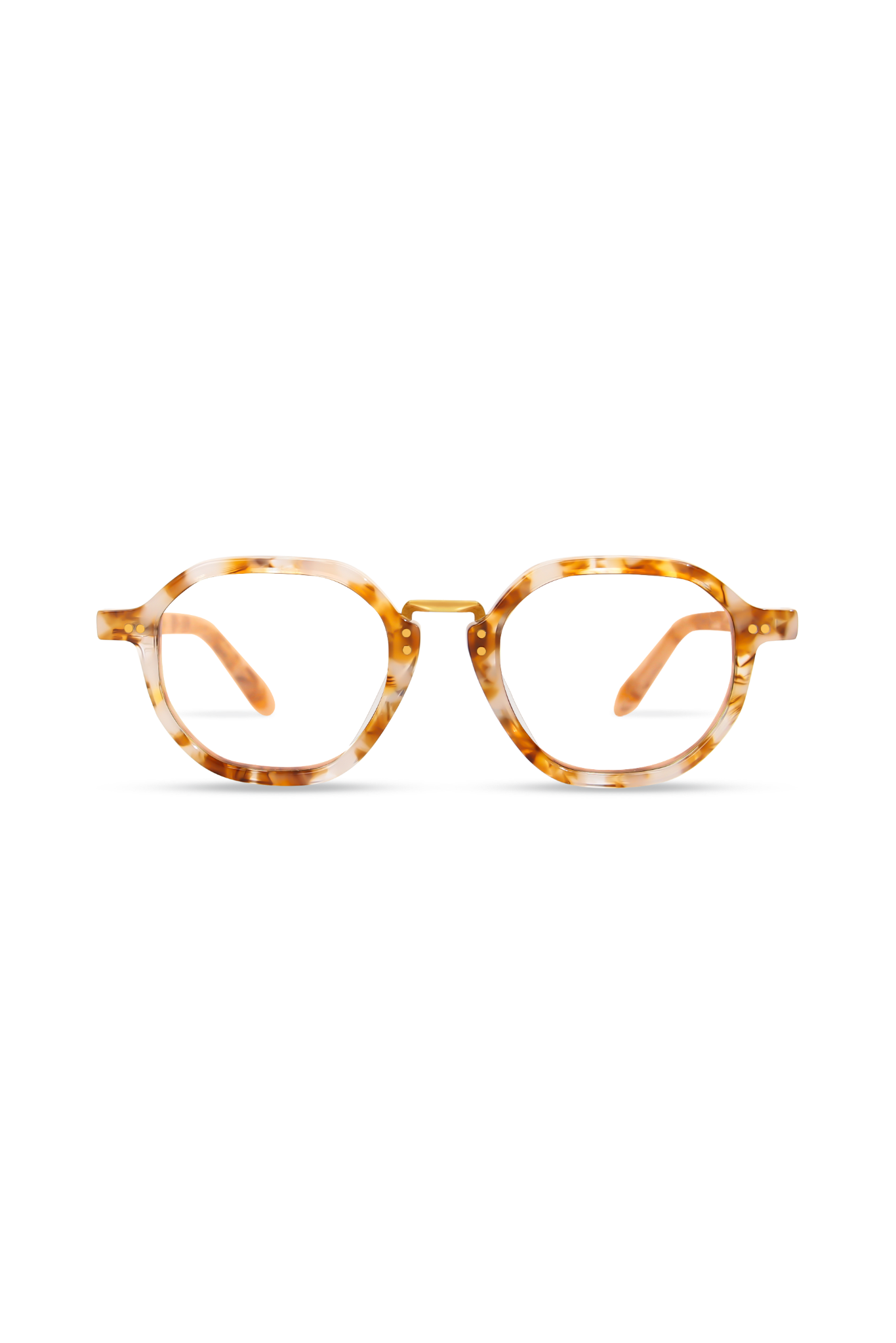 Luxis Brown Pearl Frame Glasses-image