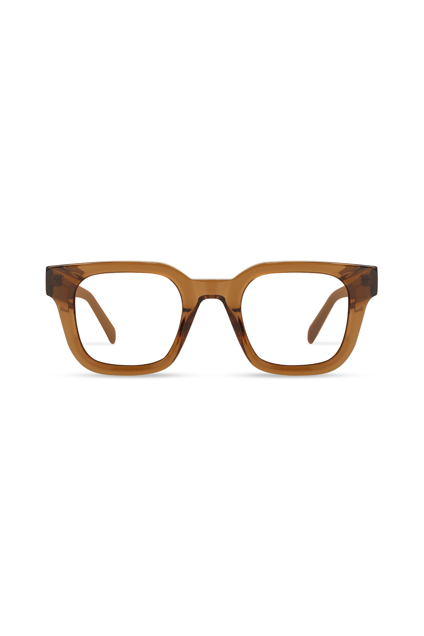 Marlo Crystal Brown Frame Glasses