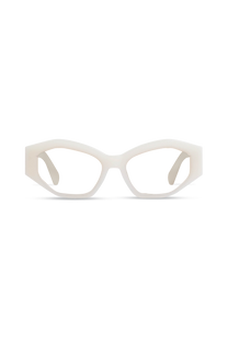 Mia Milky White Frame Glasses