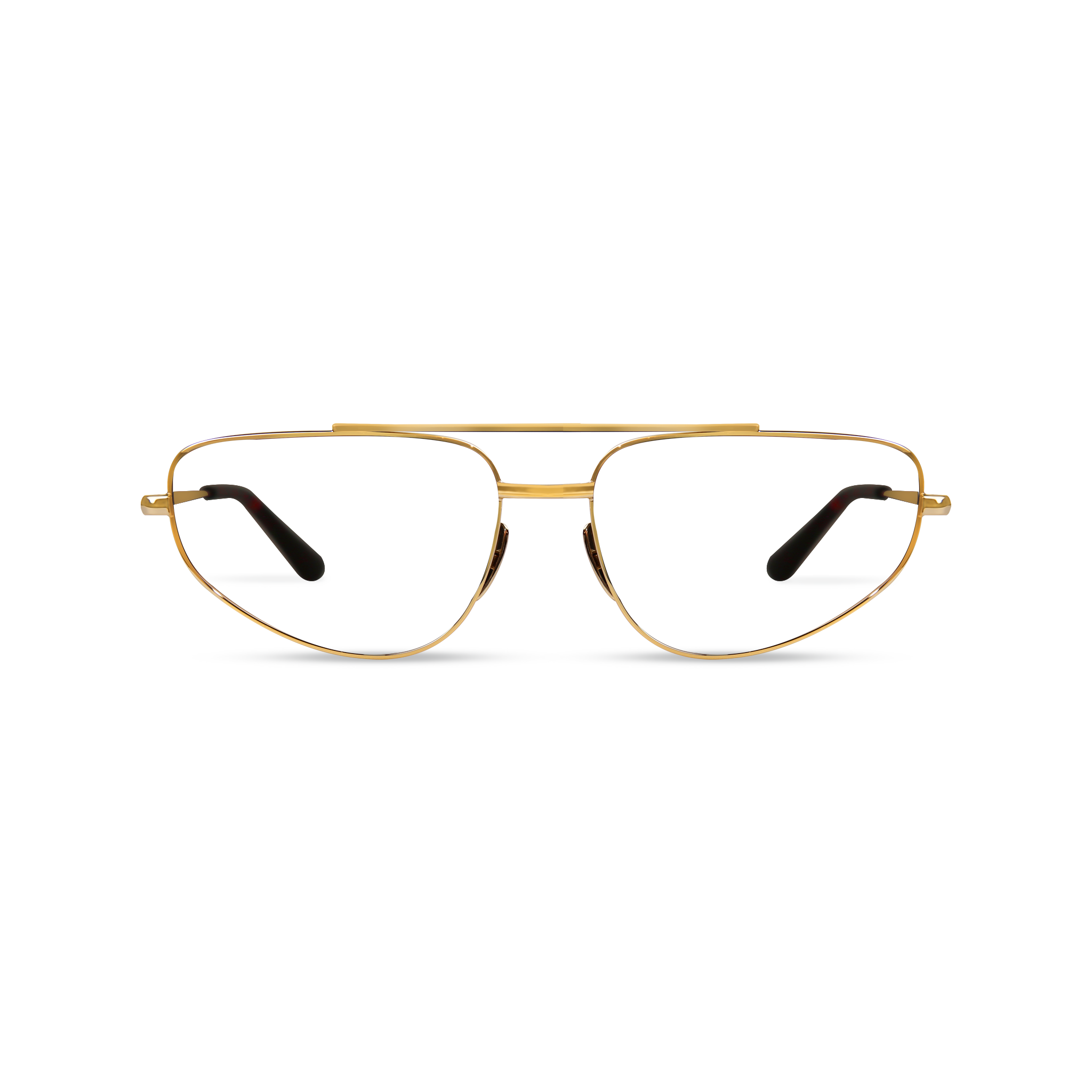 Dima Optra Gold/Dark Tortoise Frame Glasses 1