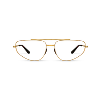 Dima Optra Gold/Dark Tortoise Frame Glasses 1