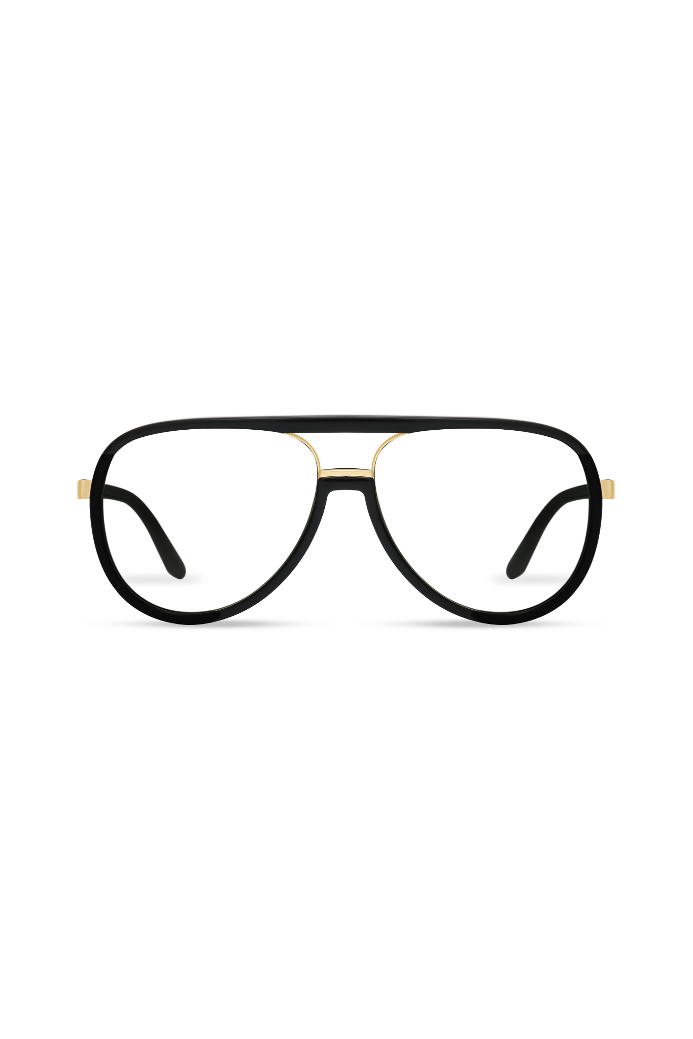 Orris Gold/Black Frame Glasses