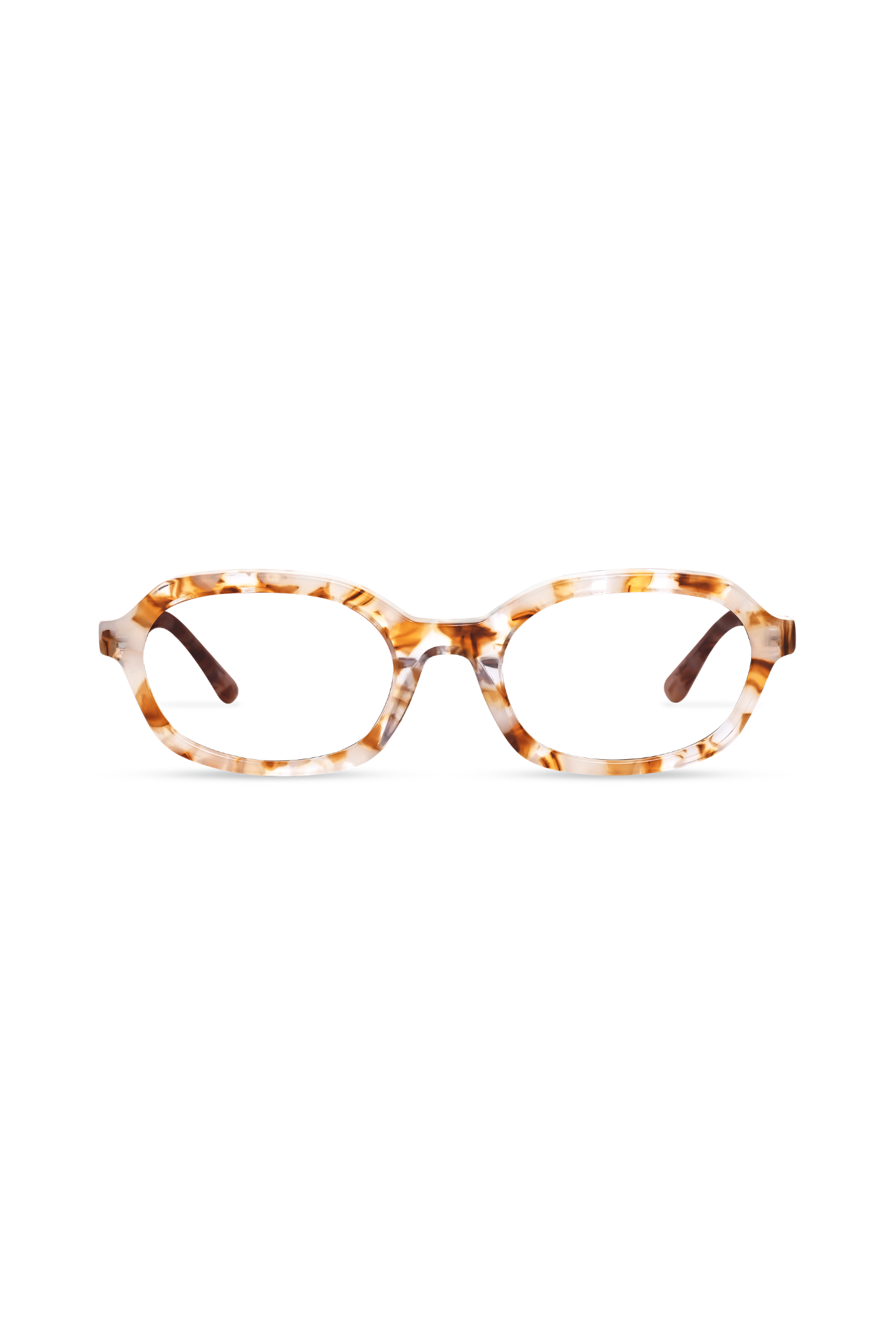 Rayna Brown Pearl Frame Glasses