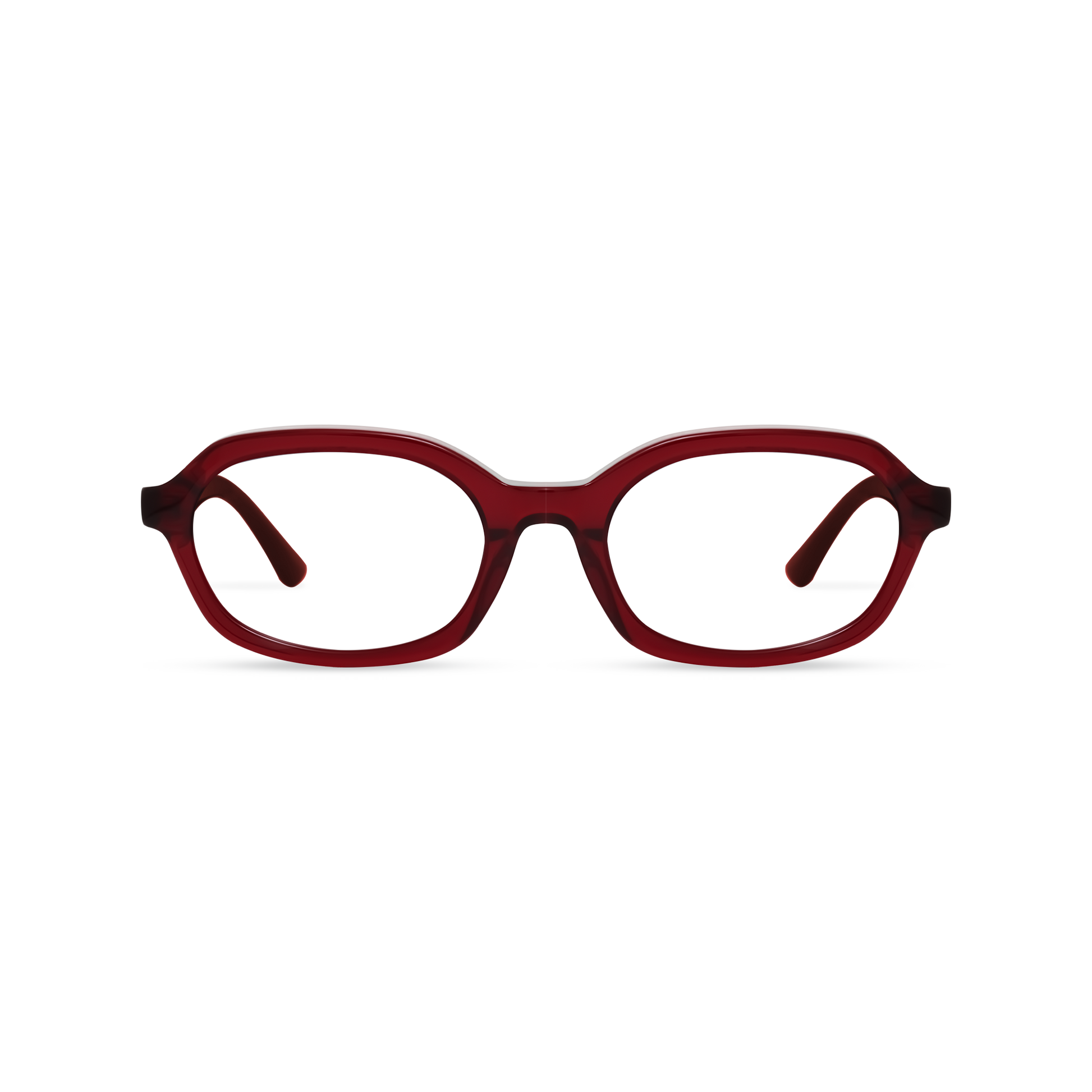 Rayna Crystal Red Frame Glasses