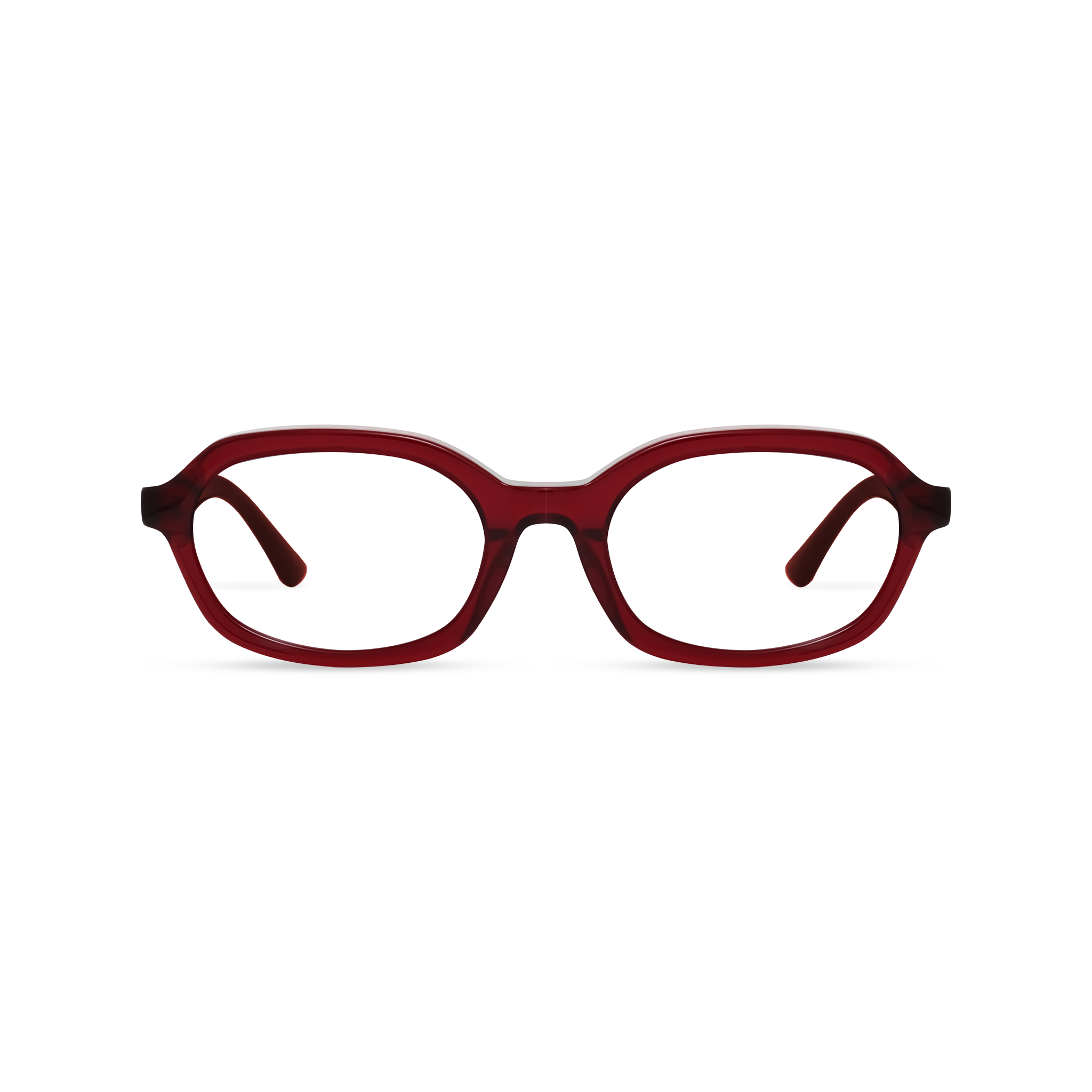 Rayna Crystal Red Frame Glasses