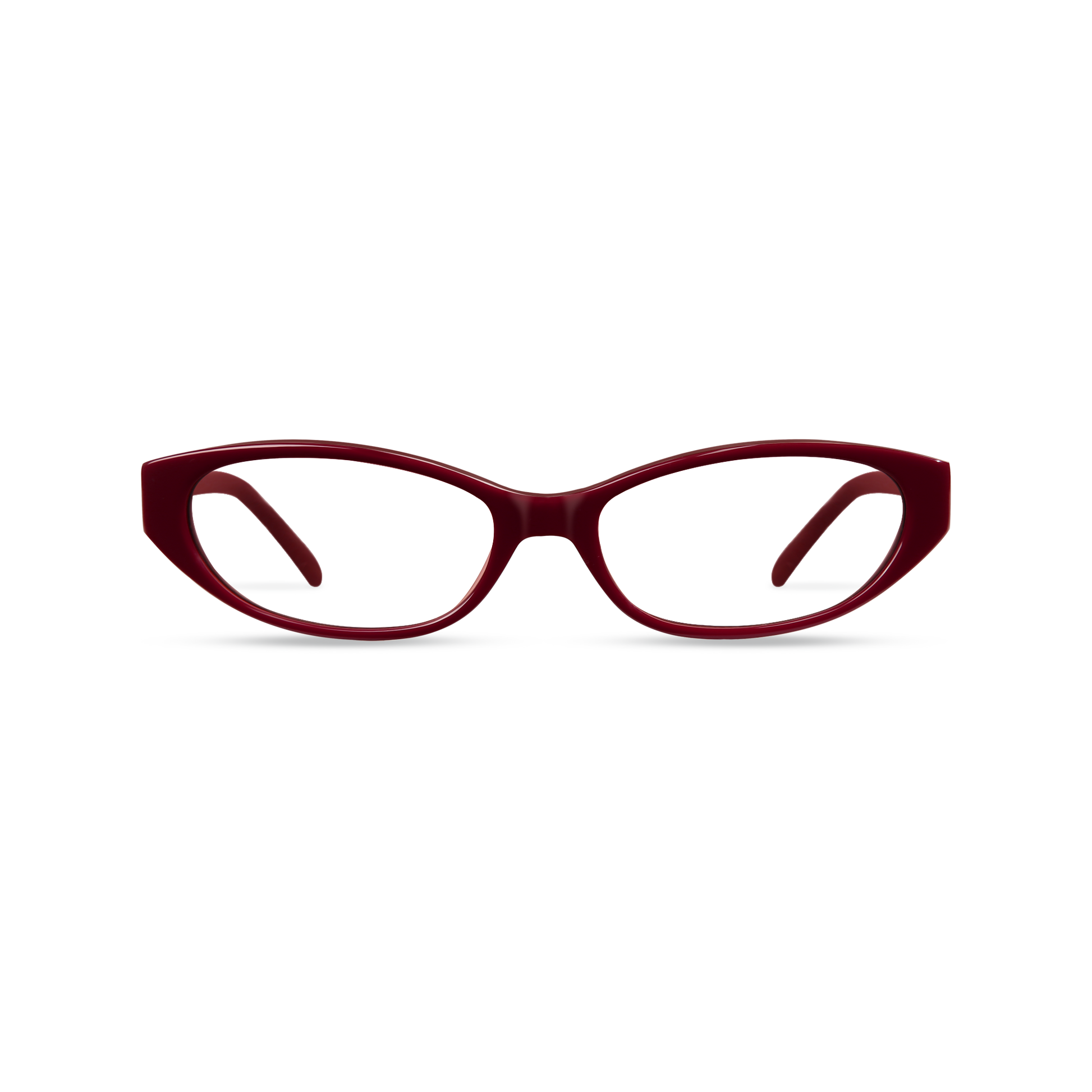 Dima Sammi Burgundy Frame Glasses 1
