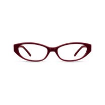 Dima Sammi Burgundy Frame Glasses 1