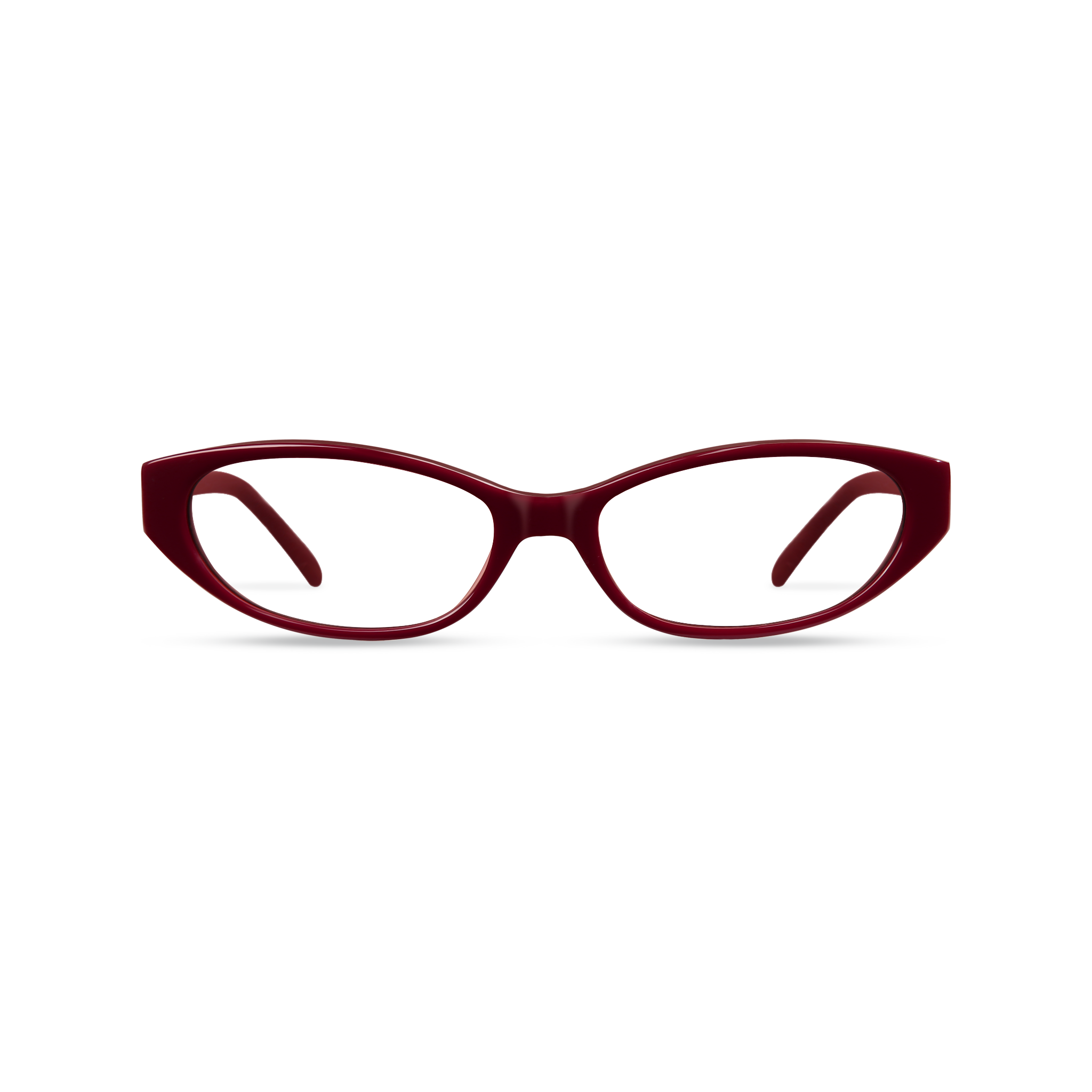 Dima Sammi Burgundy Frame Glasses 1