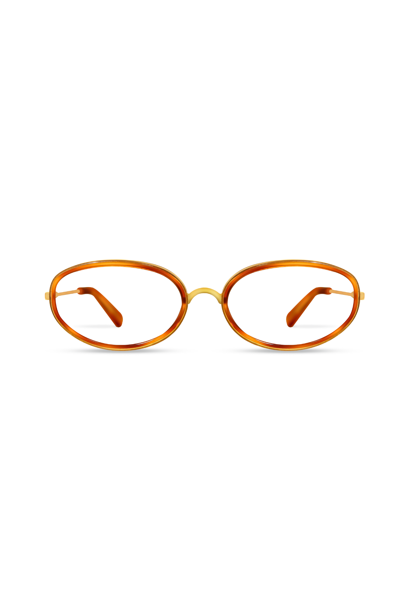 Solis Gold/Amber Tortoise Frame Glasses-image