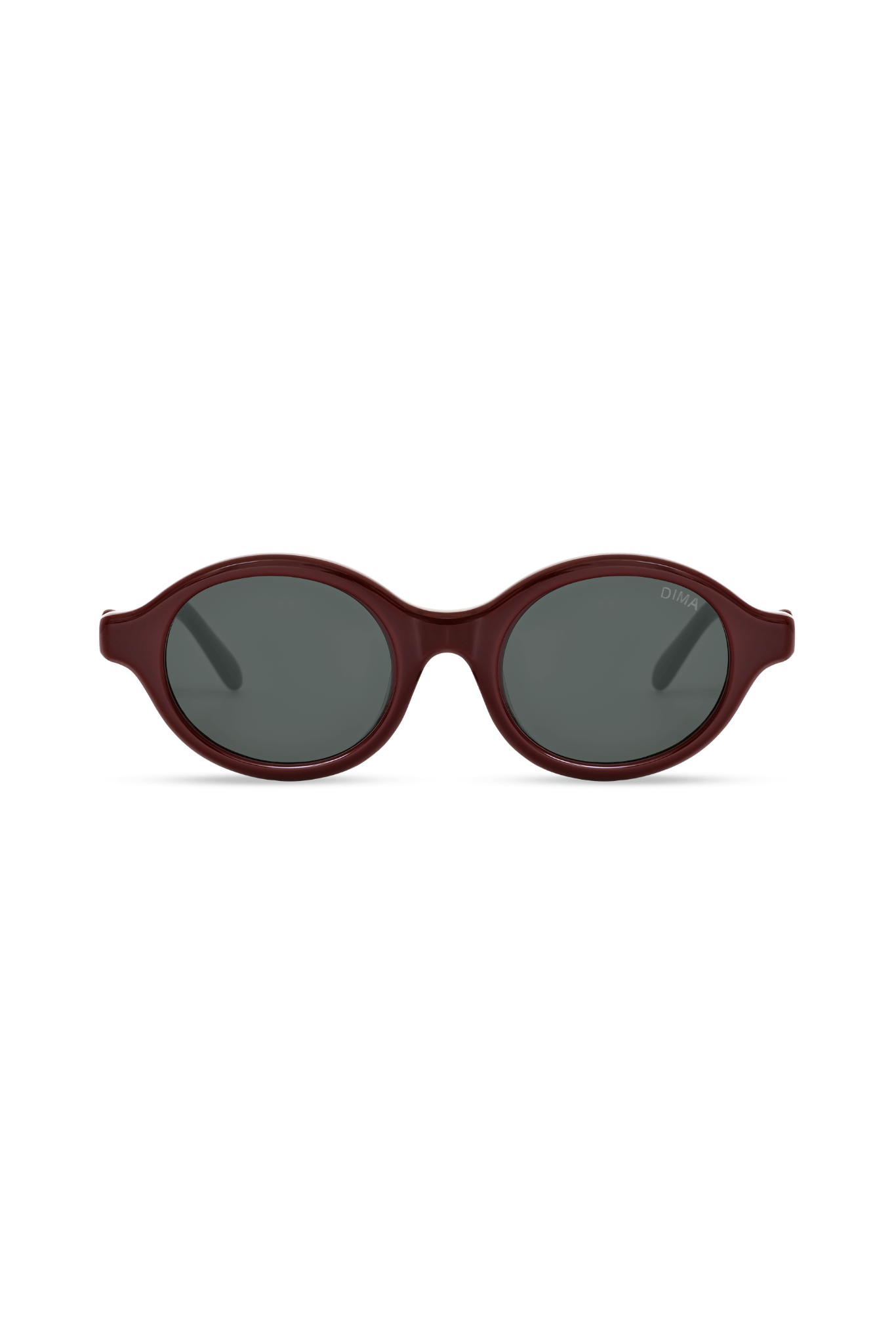 Dima Sunglasses Aila Burgundy Frame Grey Lens 1