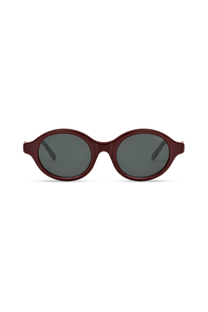 Dima Sunglasses Aila Burgundy Frame Grey Lens 1