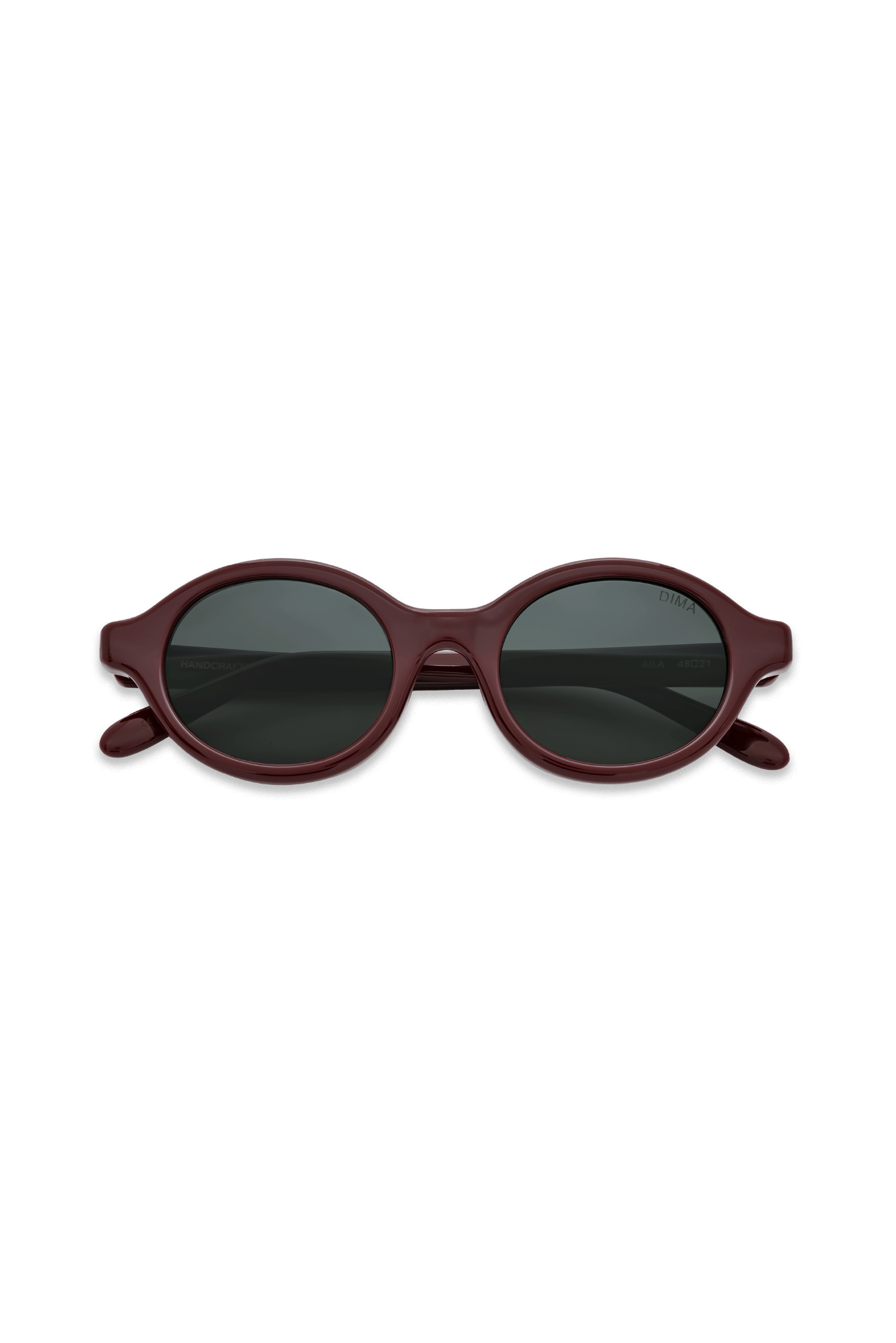 Dima Sunglasses Aila Burgundy Frame Grey Lens 2