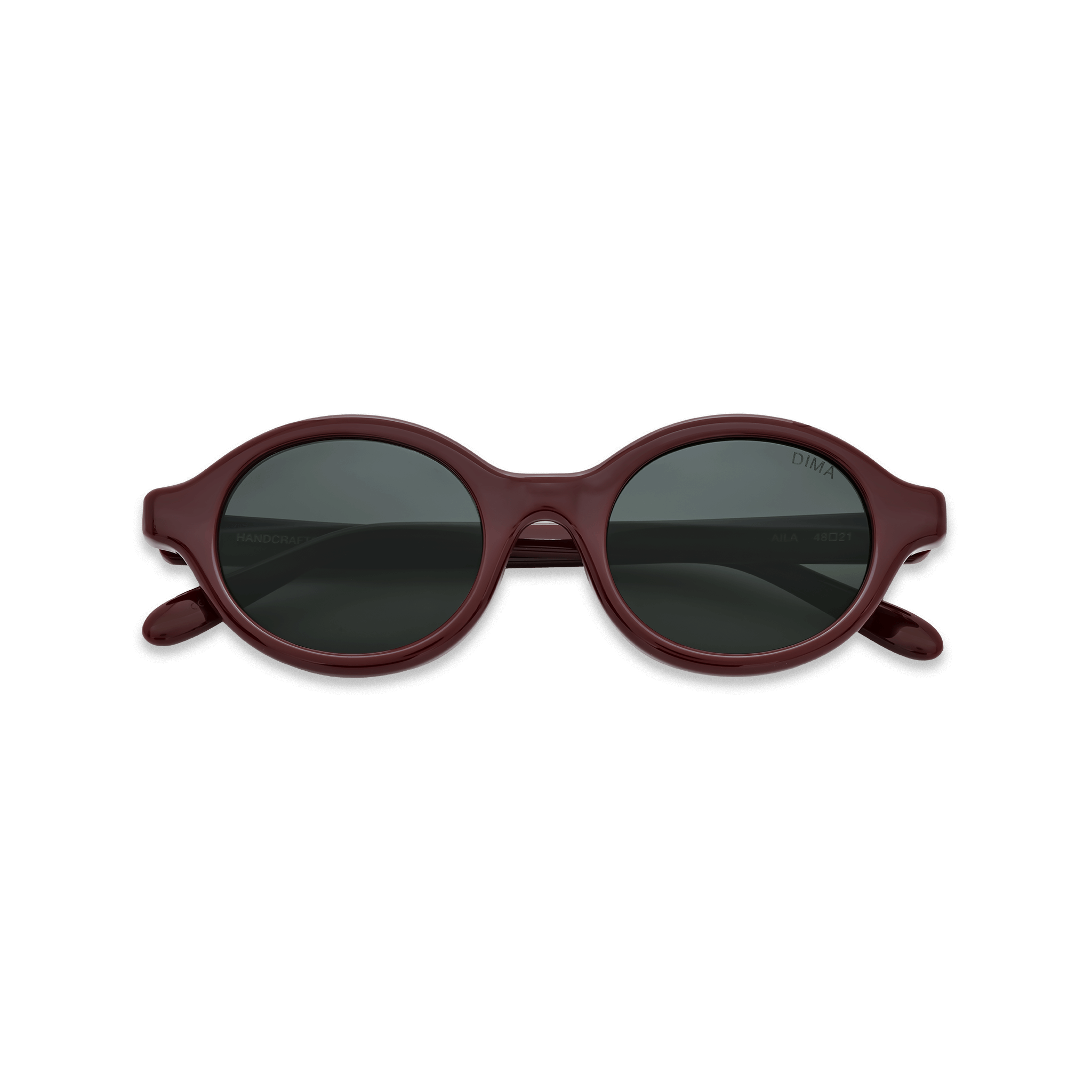 Dima Sunglasses Aila Burgundy Frame Grey Lens 2