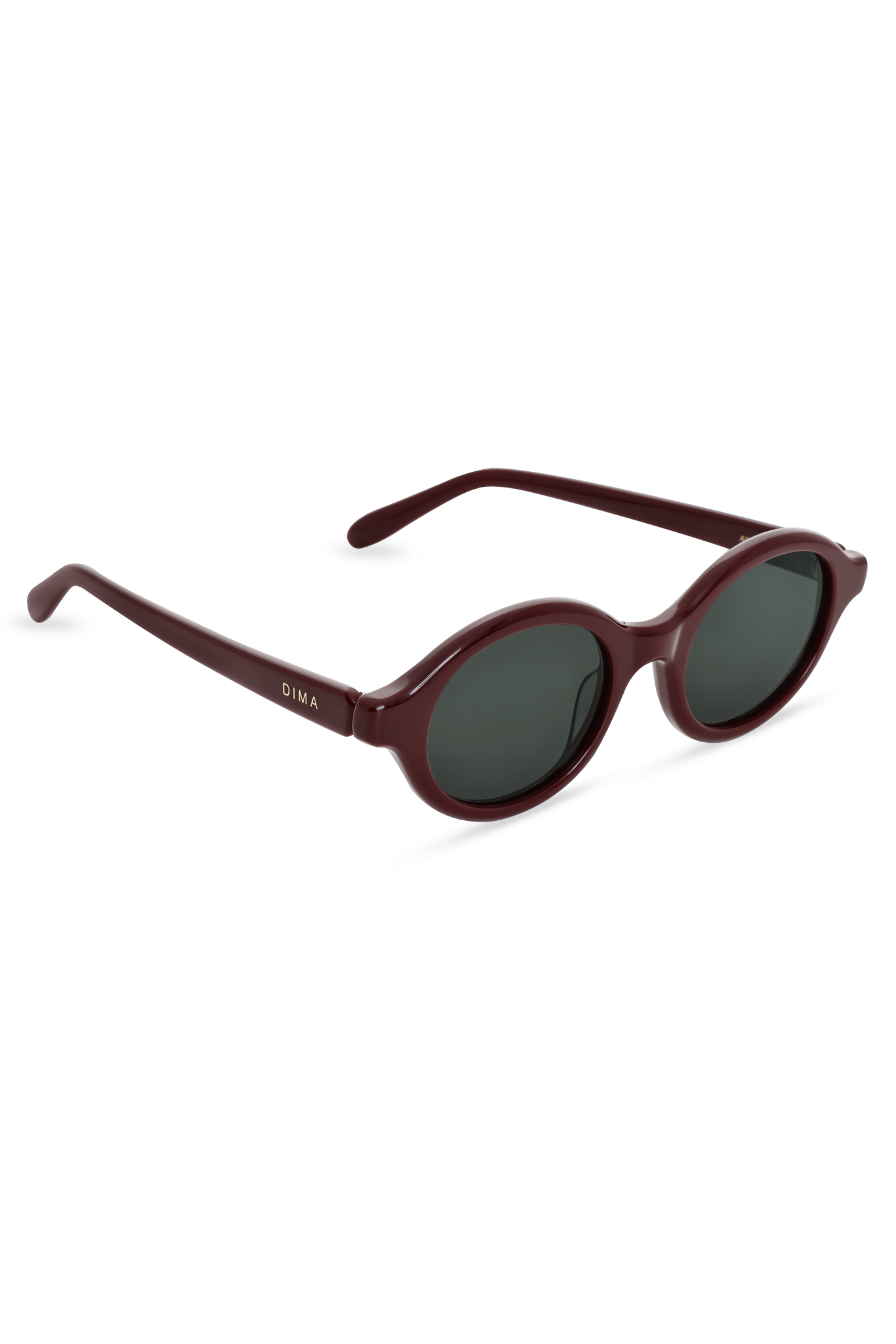 Dima Sunglasses Aila Burgundy Frame Grey Lens 3