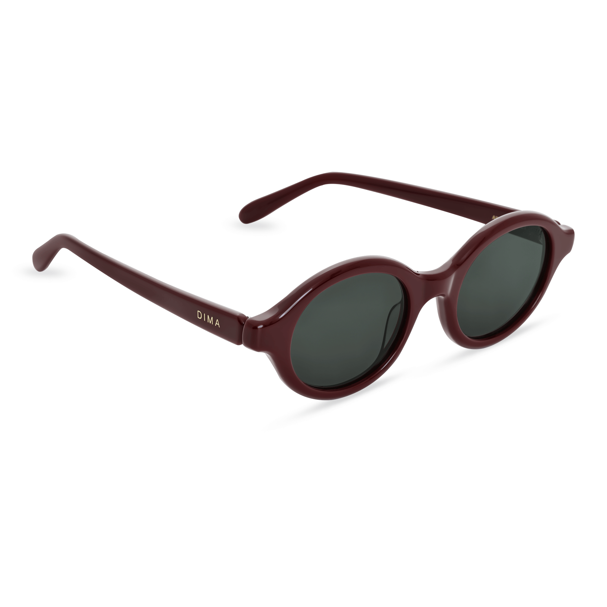 Dima Sunglasses Aila Burgundy Frame Grey Lens 3