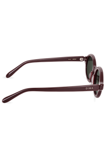 Dima Sunglasses Aila Burgundy Frame Grey Lens 4