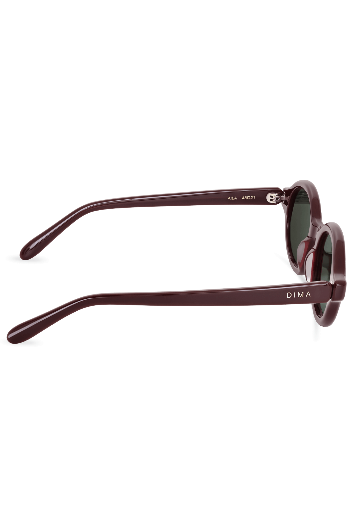Dima Sunglasses Aila Burgundy Frame Grey Lens 4