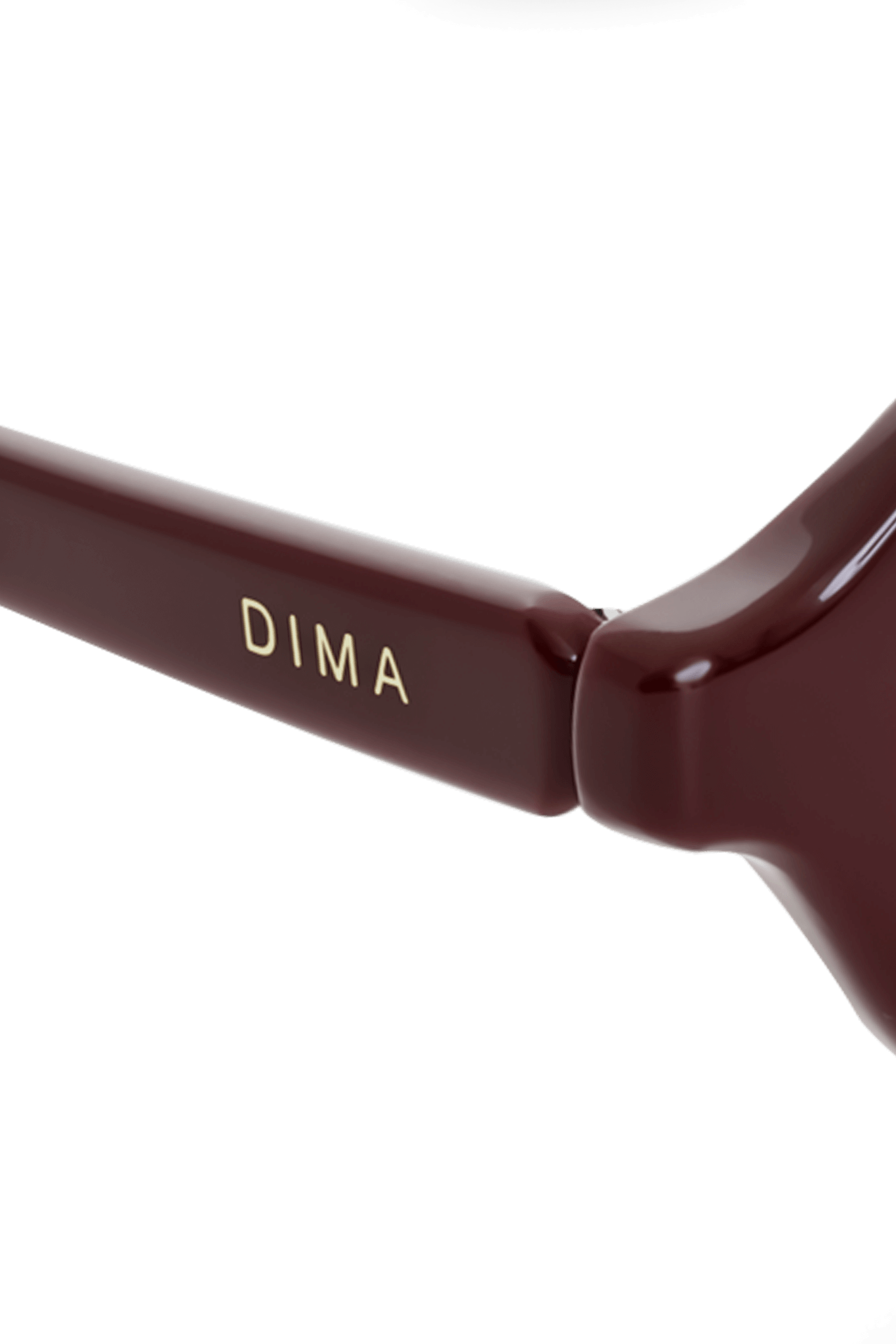Dima Sunglasses Aila Burgundy Frame Grey Lens 5