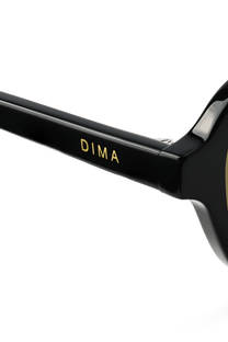 Dima Sunglasses Corey Black Frame Olive Lens 5
