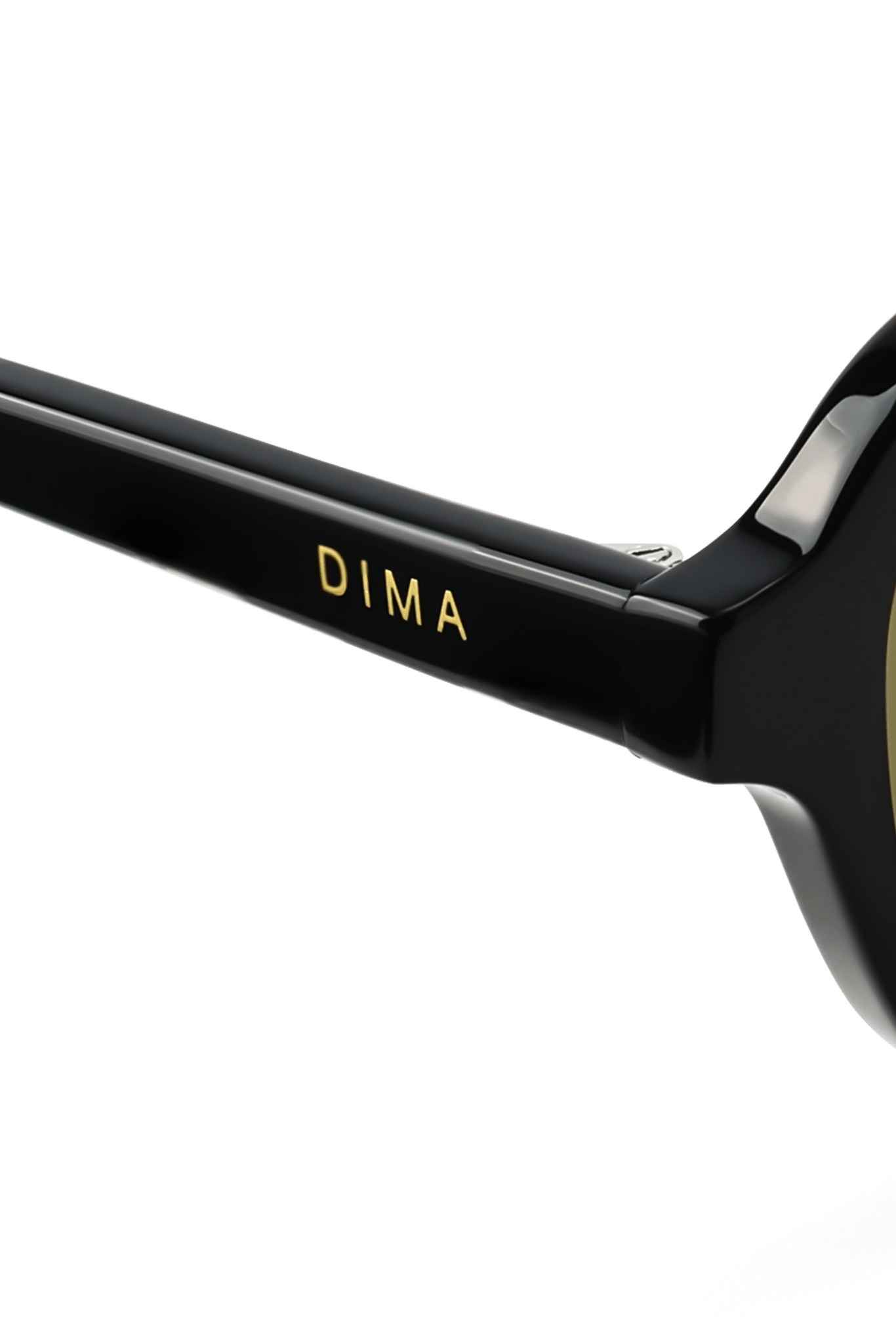 Dima Sunglasses Corey Black Frame Olive Lens 5