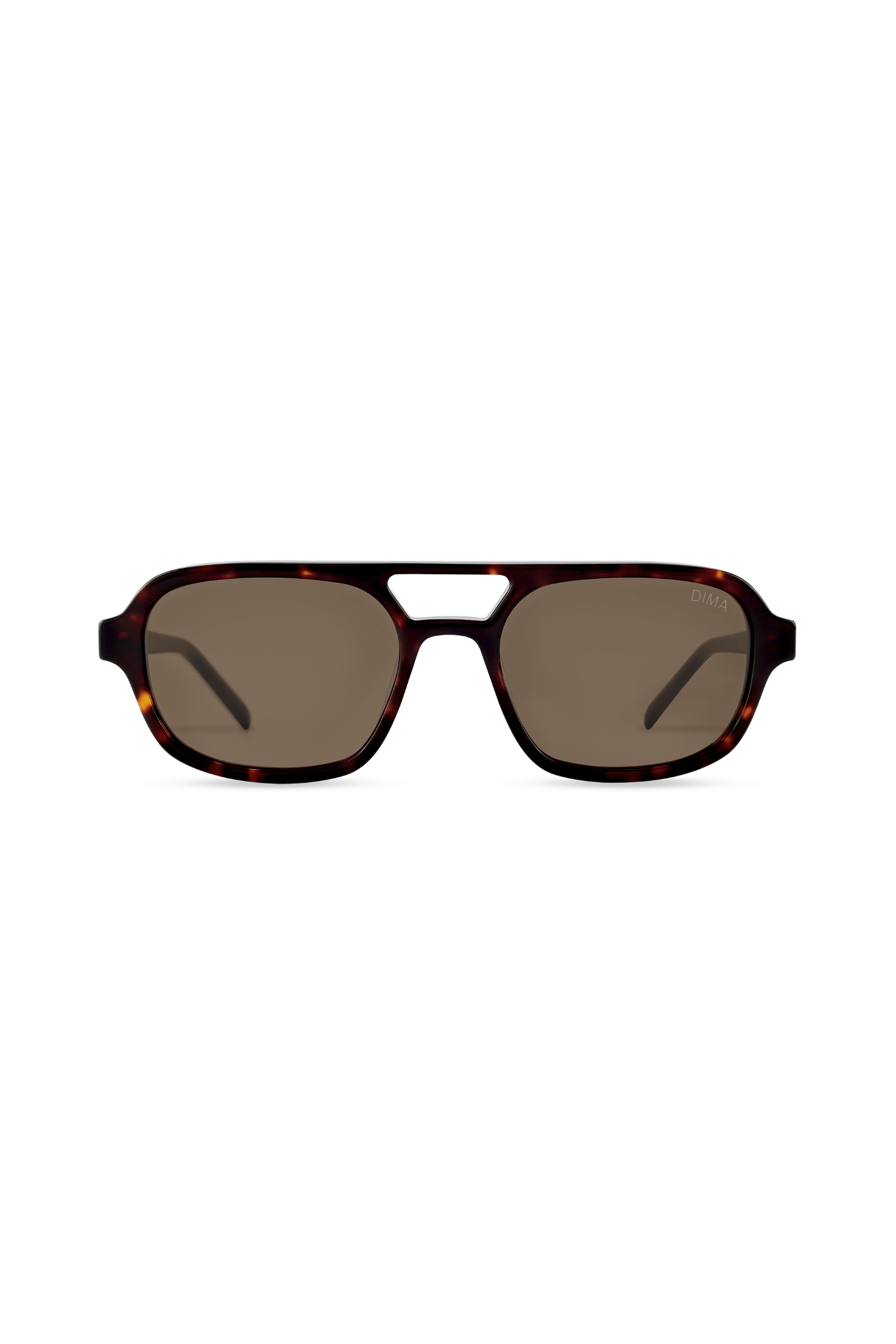 Dima Sunglasses Corey Dark Tortoise Frame Brown Lens 1