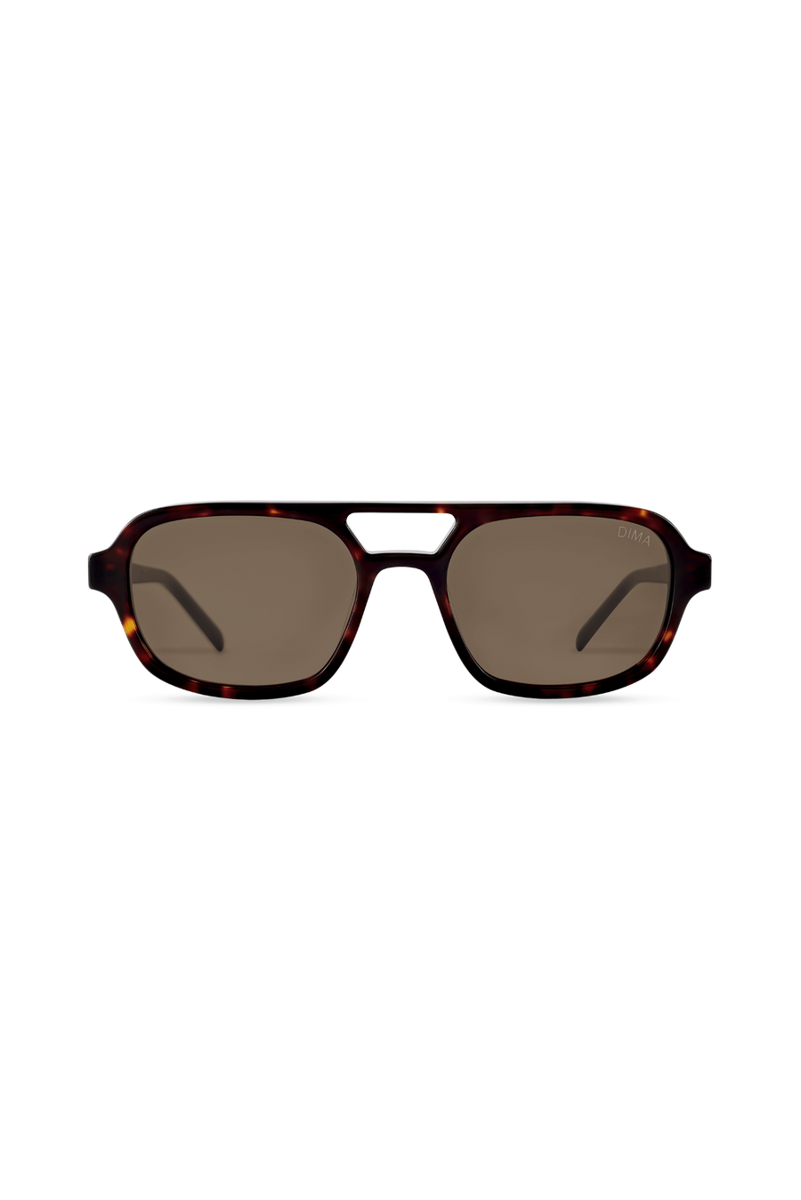 Dima Sunglasses Corey Dark Tortoise Frame Brown Lens 1