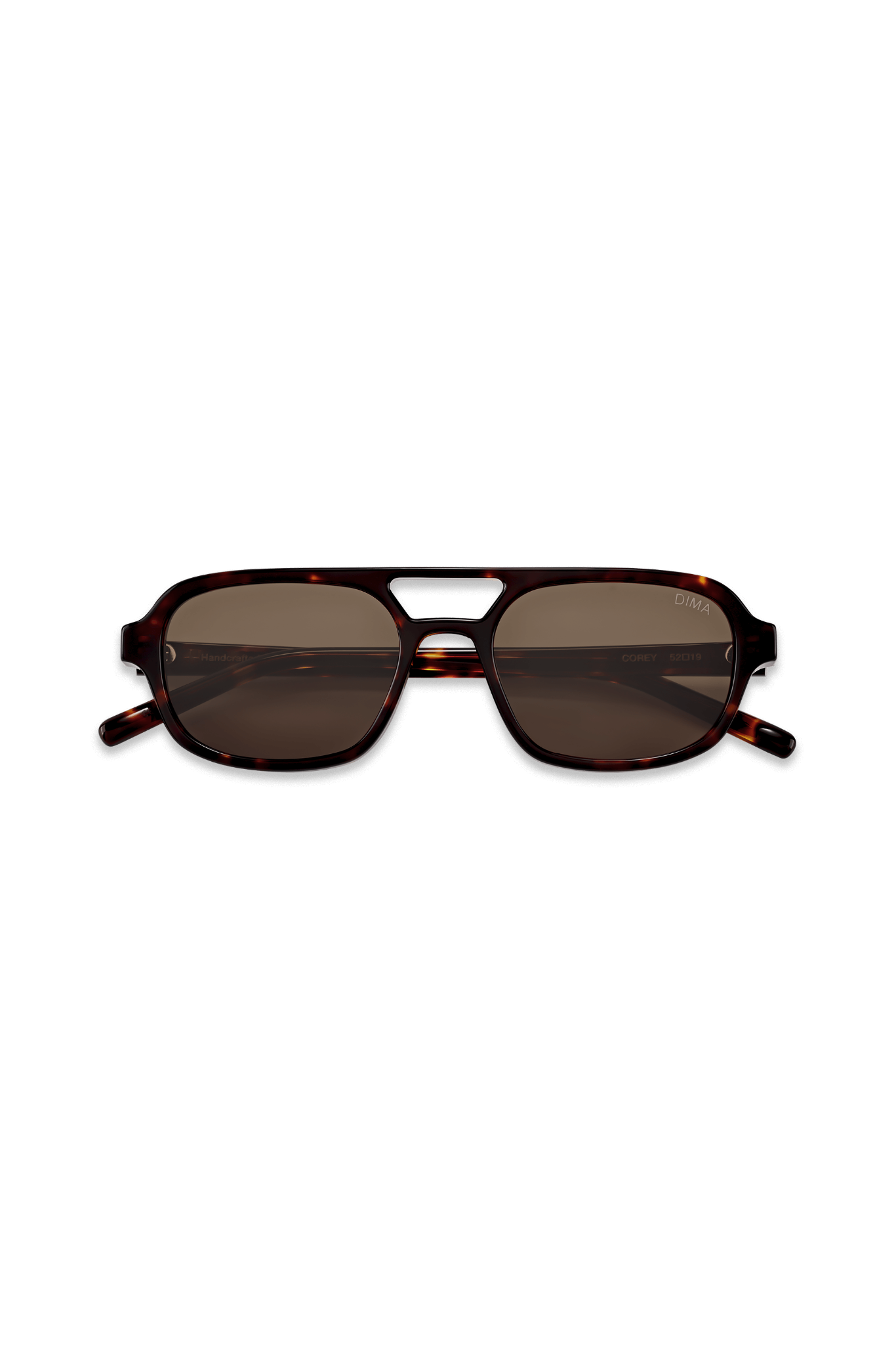Dima Sunglasses Corey Dark Tortoise Frame Brown Lens 2