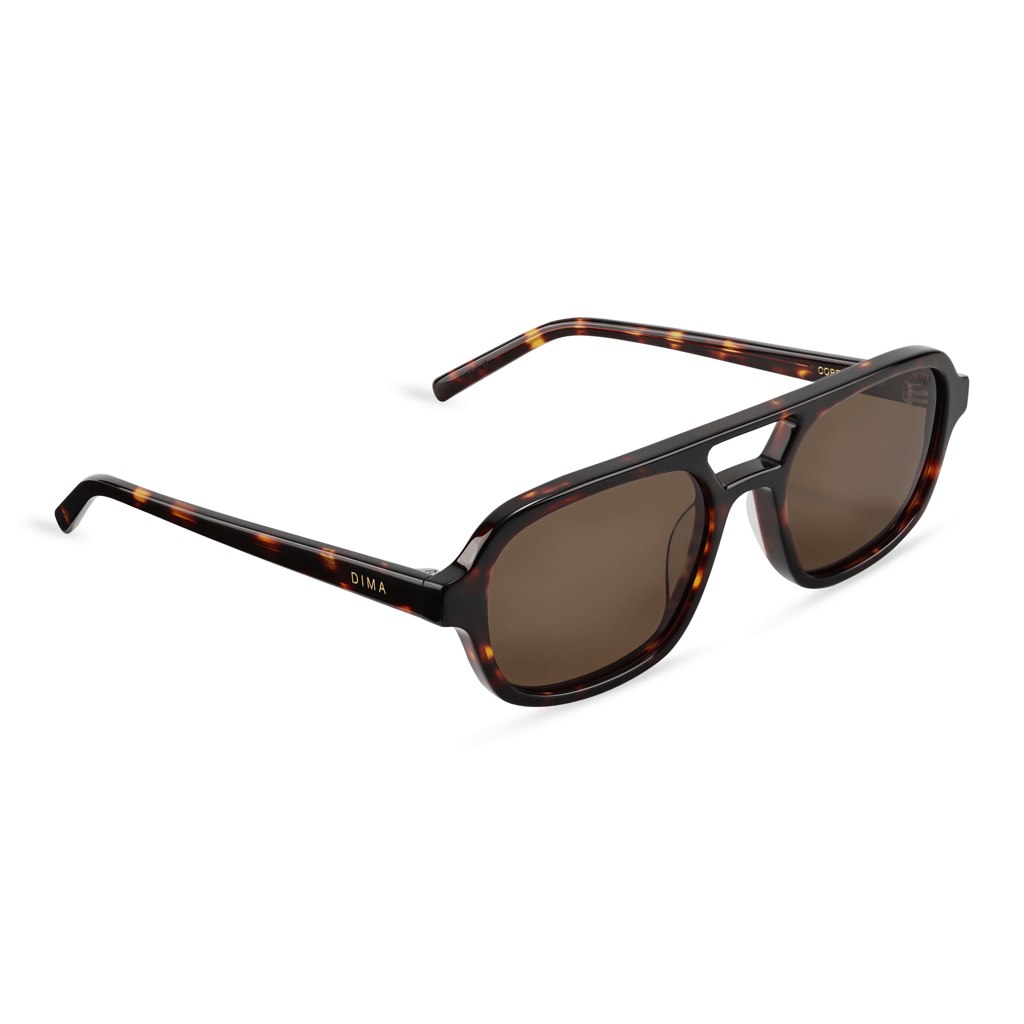Dima Sunglasses Corey Dark Tortoise Frame Brown Lens 3
