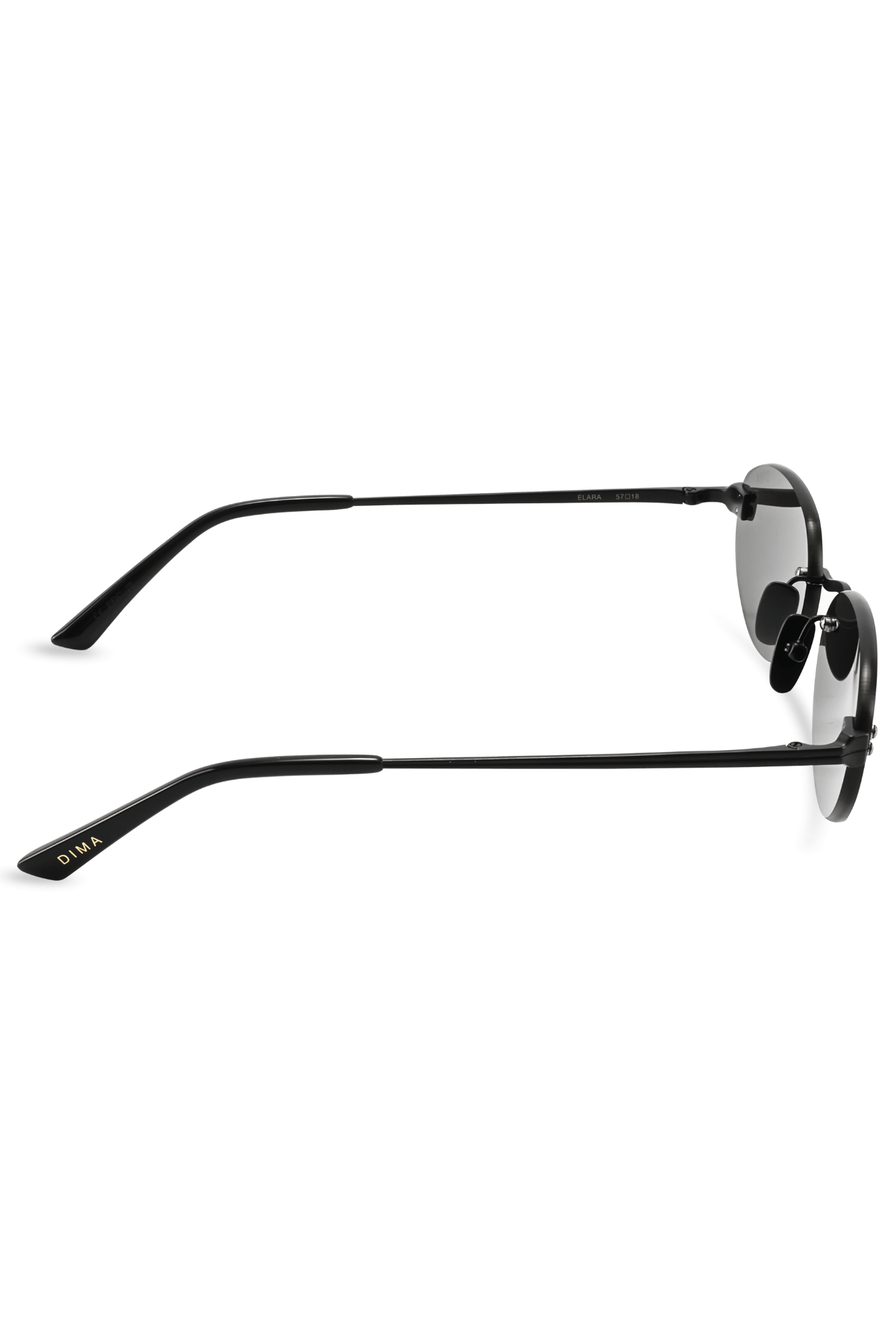 Dima Sunglasses Elara Black Frame Grey Lens 4