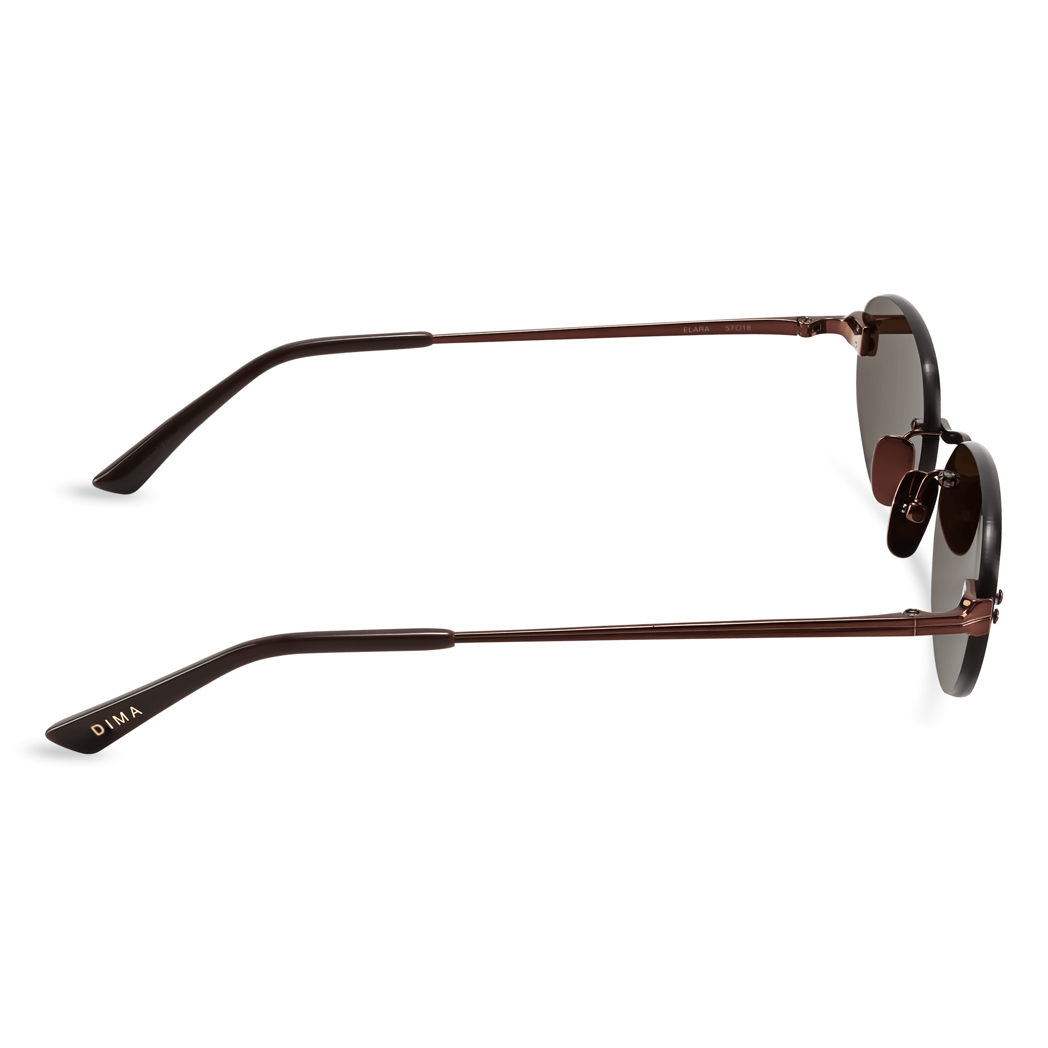 Dima Sunglasses Elara Brown Frame Brown Lens 4
