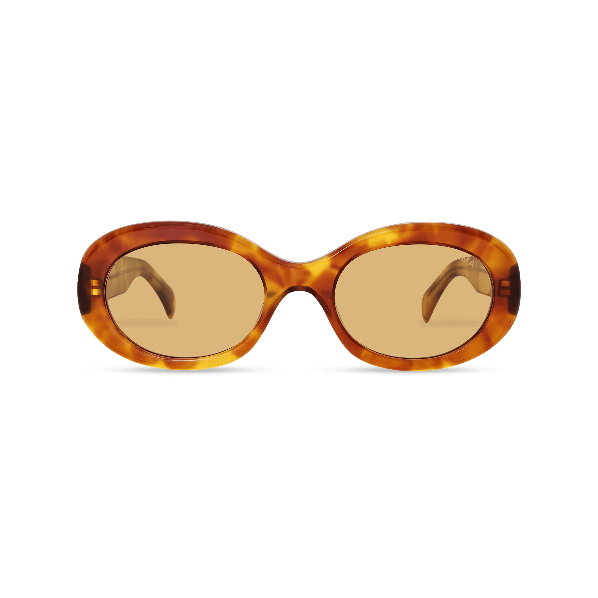 Dima Sunglasses Kaia Light Amber Tortoise Frame Yellow Lens 1