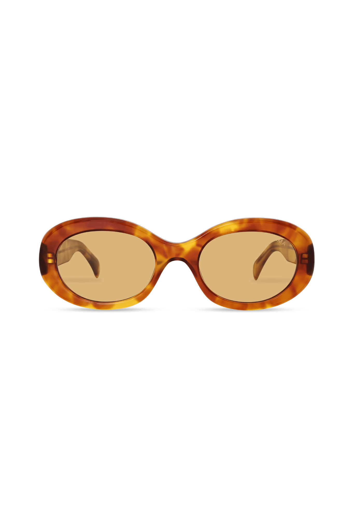 Dima Sunglasses Kaia Light Amber Tortoise Frame Yellow Lens 1