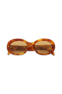 Dima Sunglasses Kaia Light Amber Tortoise Frame Yellow Lens 2