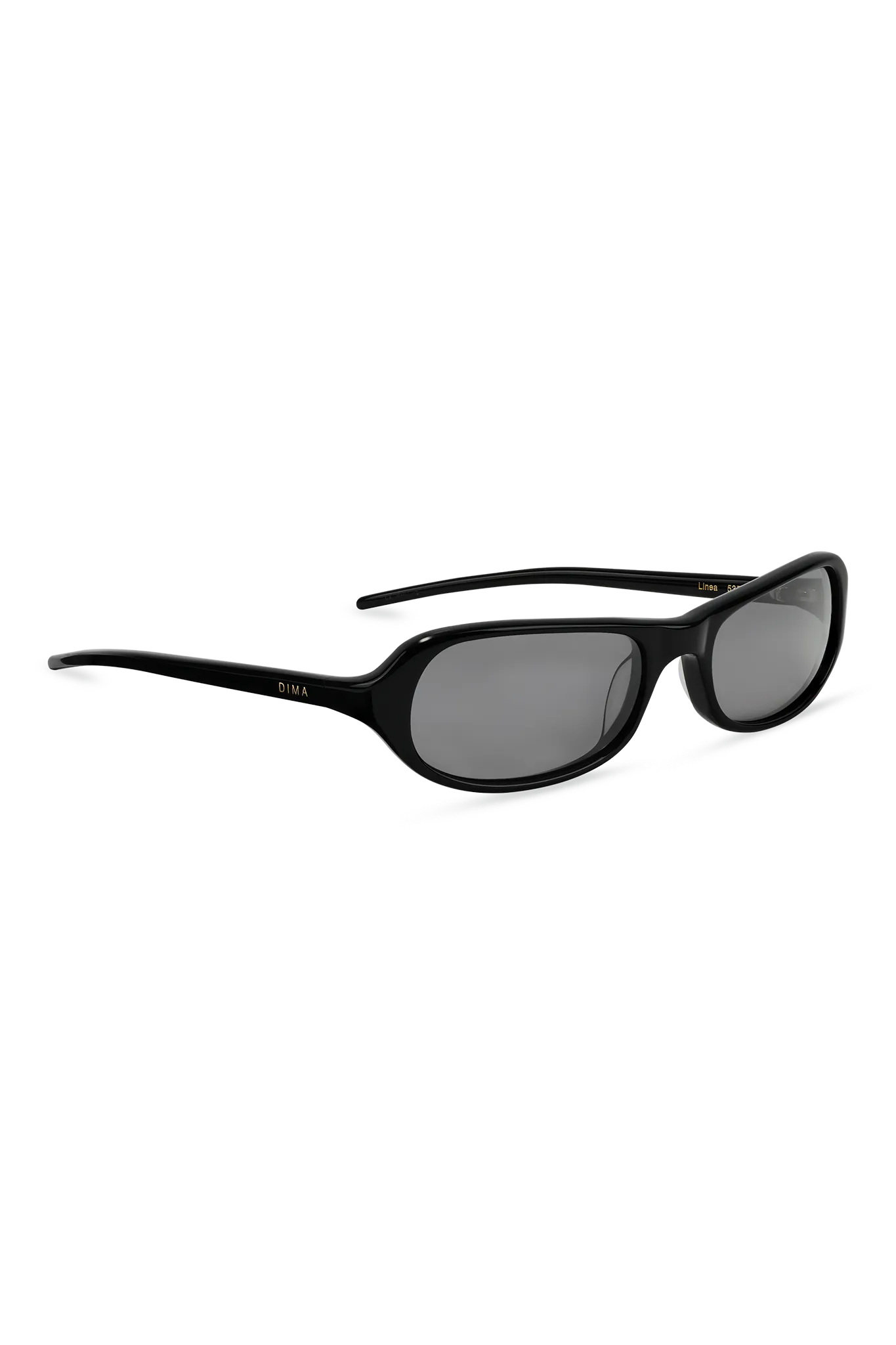Dima Sunglasses Linea Black Frame Grey Lens 3