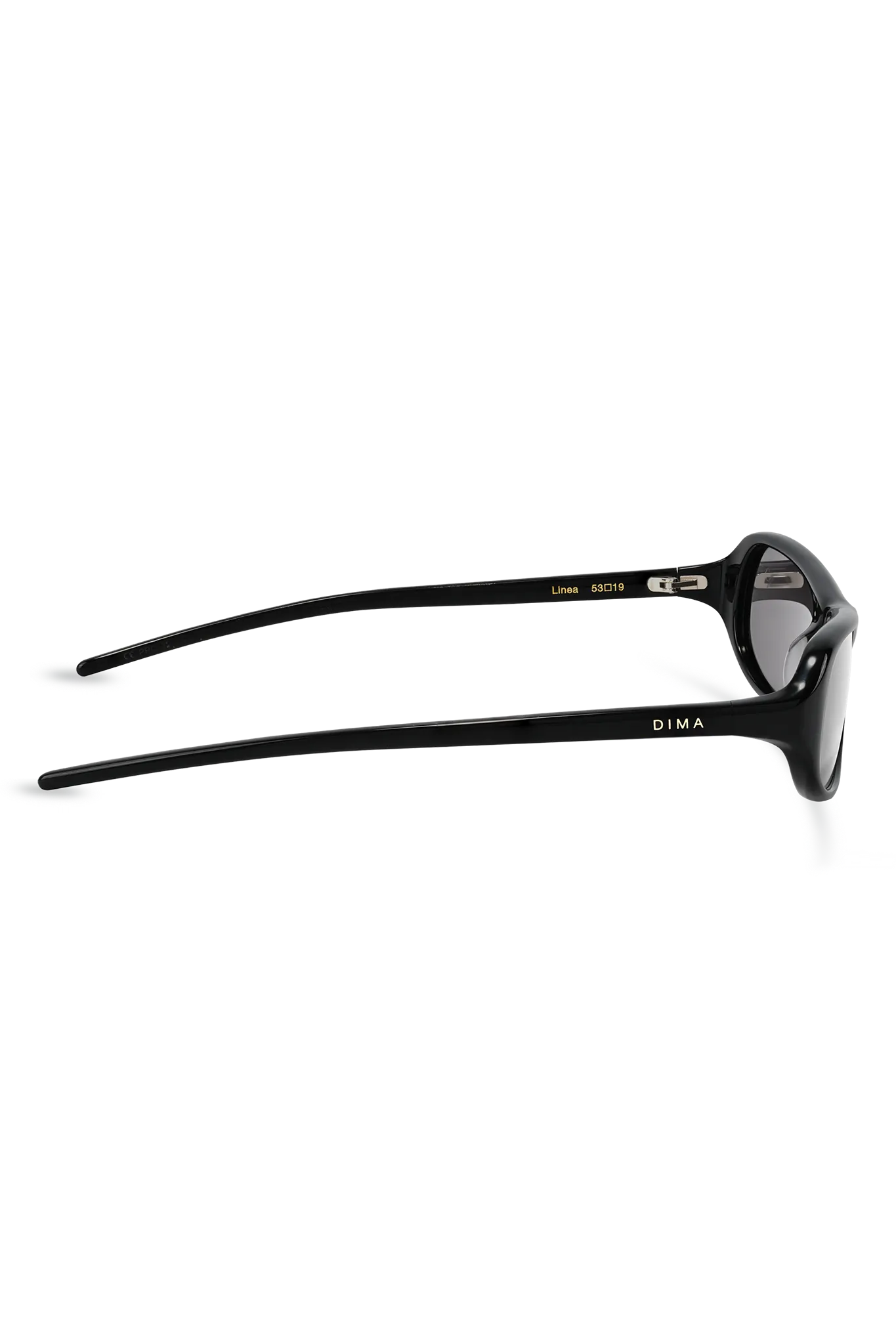 Dima Sunglasses Linea Black Frame Grey Lens 4