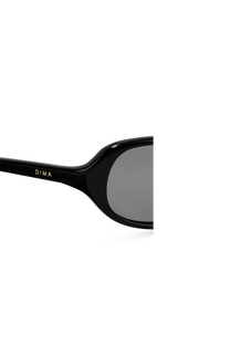 Dima Sunglasses Linea Black Frame Grey Lens 5
