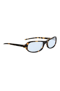 Dima Sunglasses Linea Dark Tortoise Frame Light Blue Lens 4