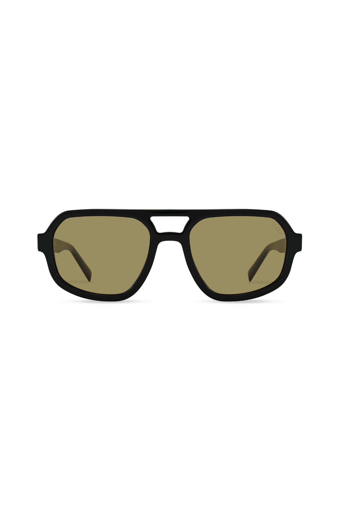 Dima Sunglasses Naomi Black Frame Olive Lens 1