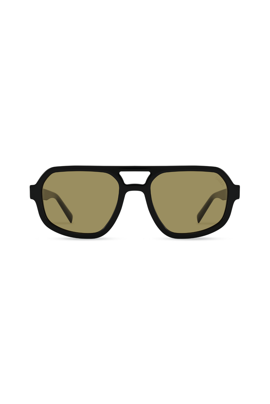 Dima Sunglasses Naomi Black Frame Olive Lens 1