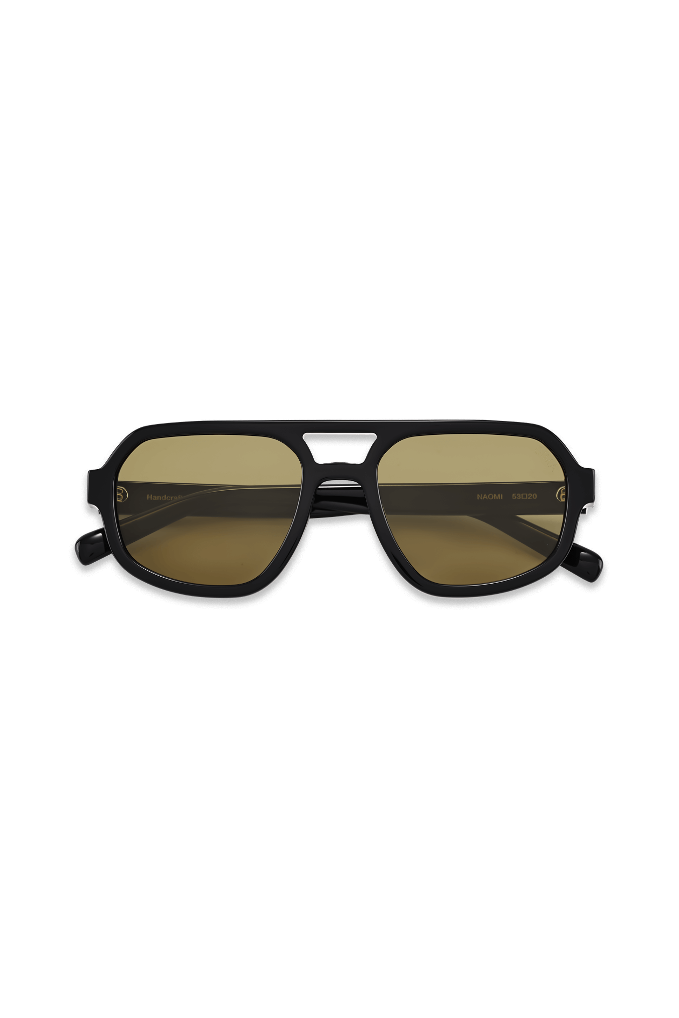 Dima Sunglasses Naomi Black Frame Olive Lens 2
