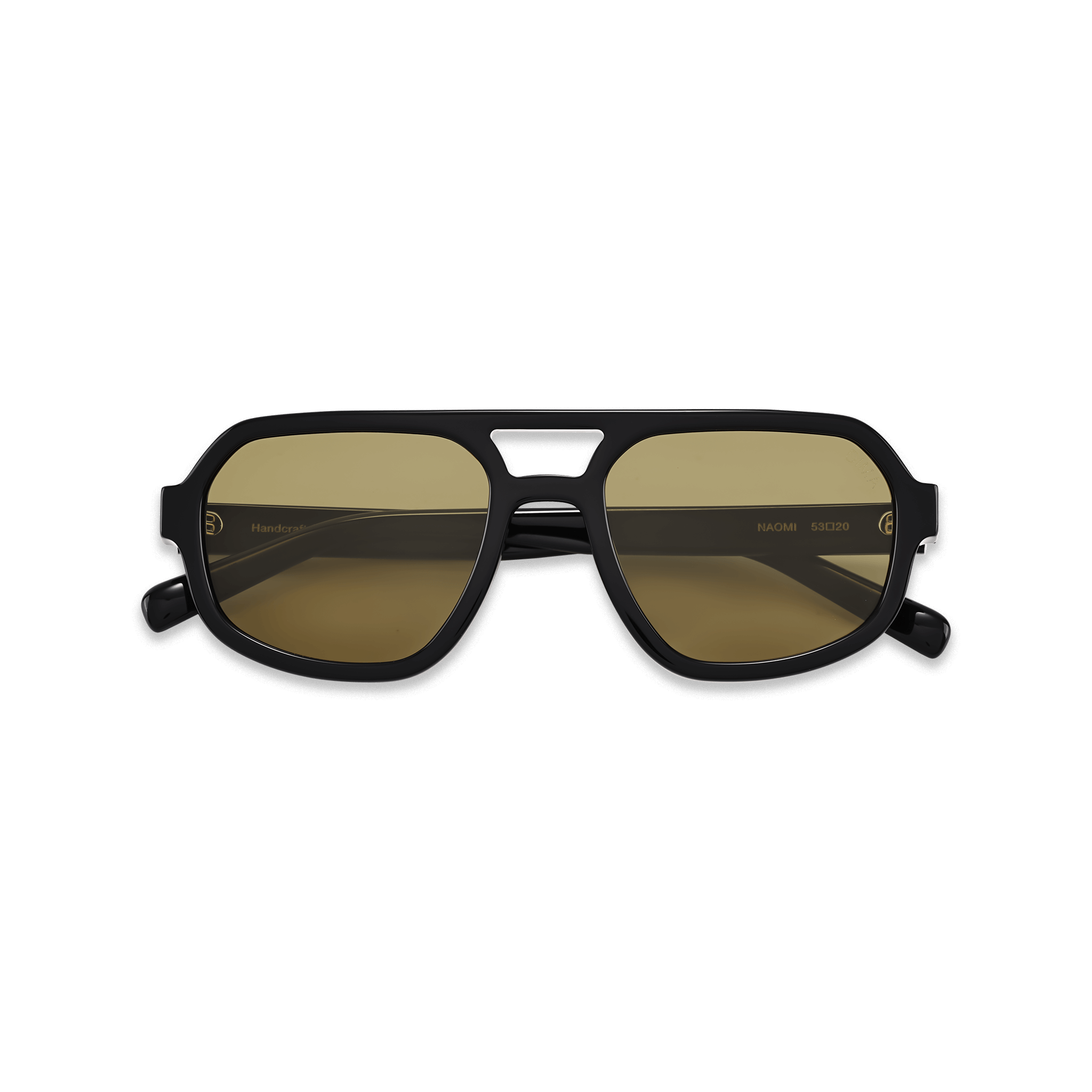 Dima Sunglasses Naomi Black Frame Olive Lens 2