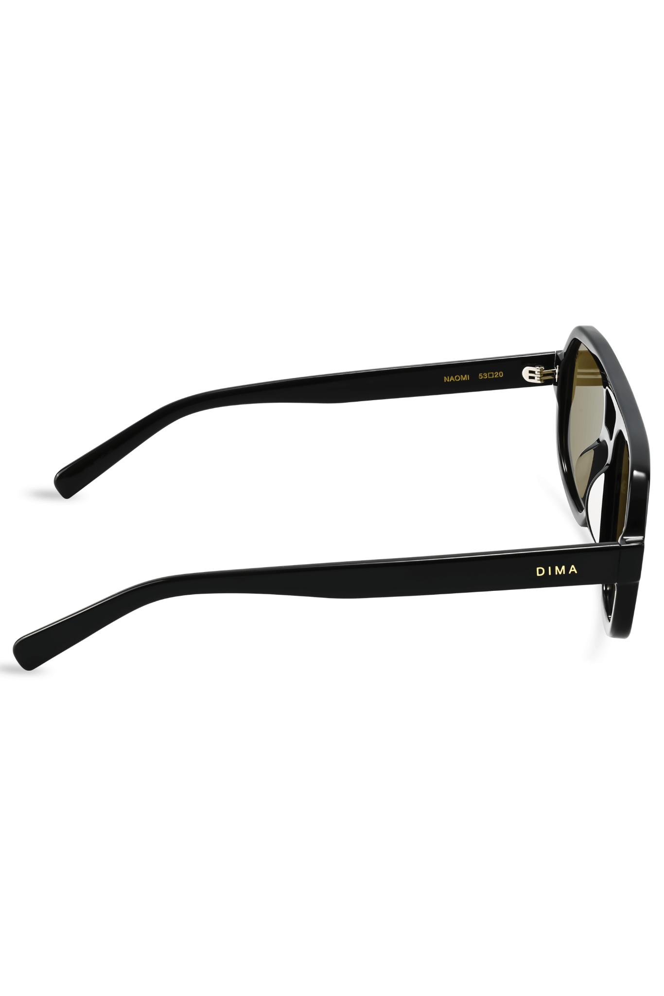 Dima Sunglasses Naomi Black Frame Olive Lens 4