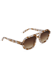 Dima Sunglasses Naomi Brown Pearl Frame Brown Gradient Lens 3